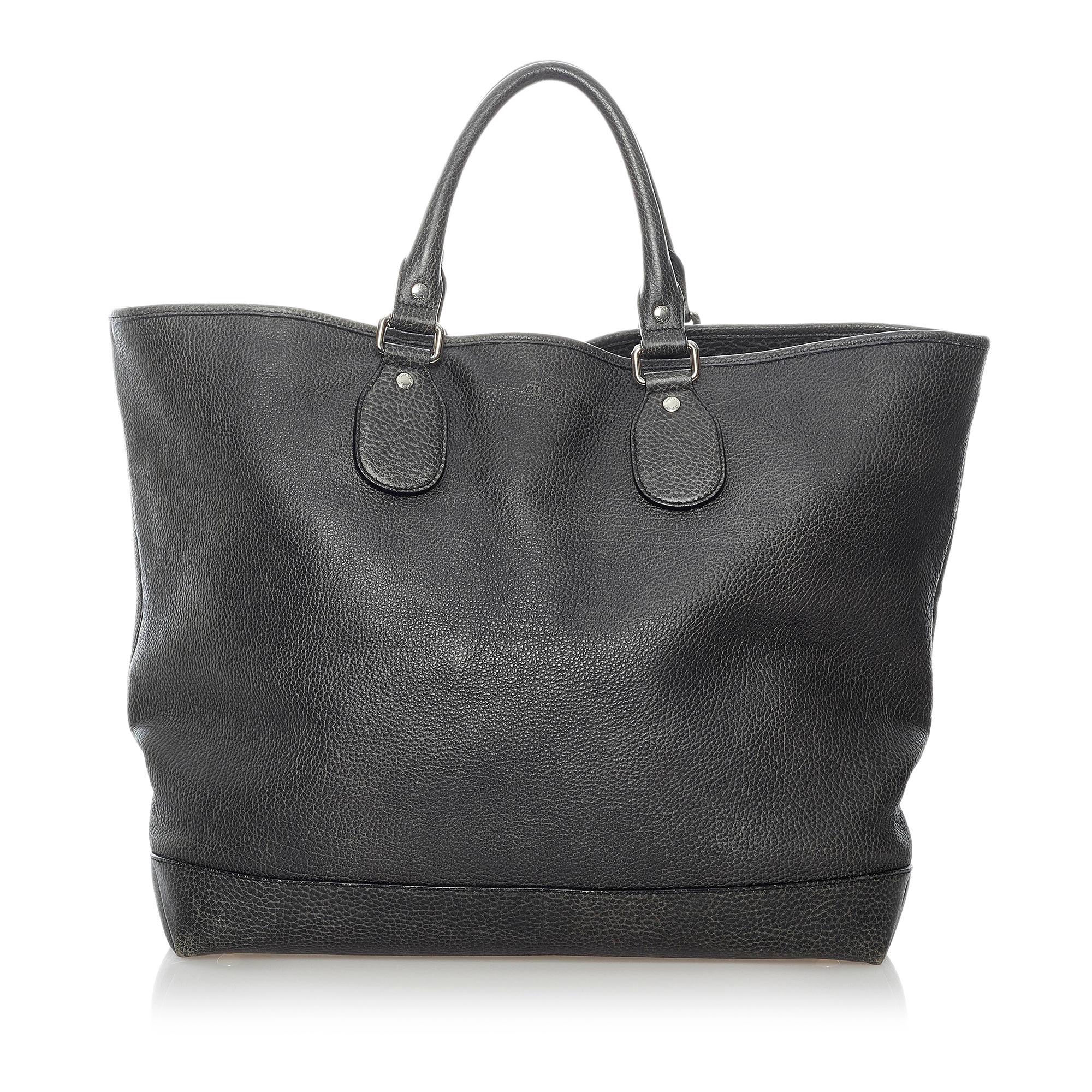 Gucci Leather Tote Bag (SHG-30642)