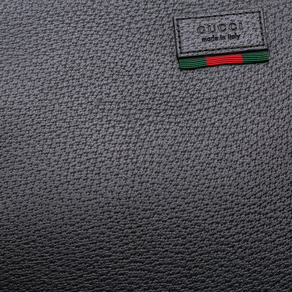 Gucci Leather Web Agora Clutch