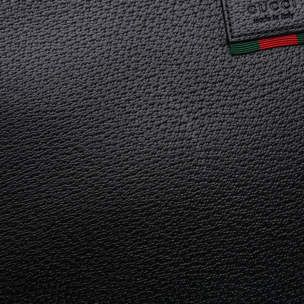 Gucci Leather Web Agora Clutch