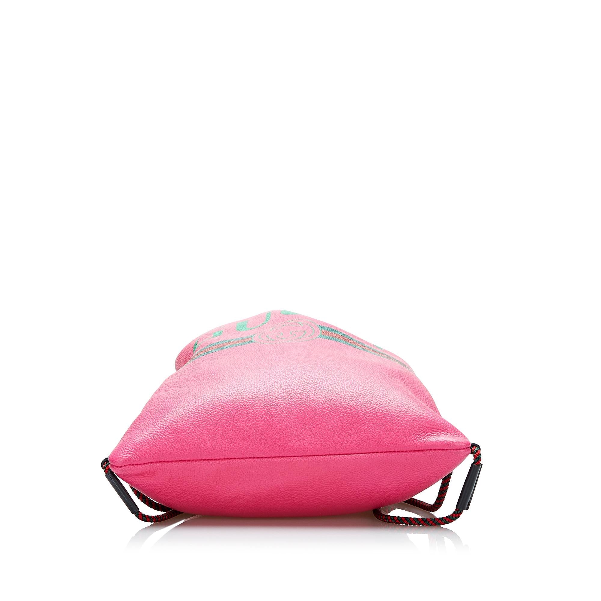 Gucci Logo Drawstring Backpack (SHG-7Bj0RA)