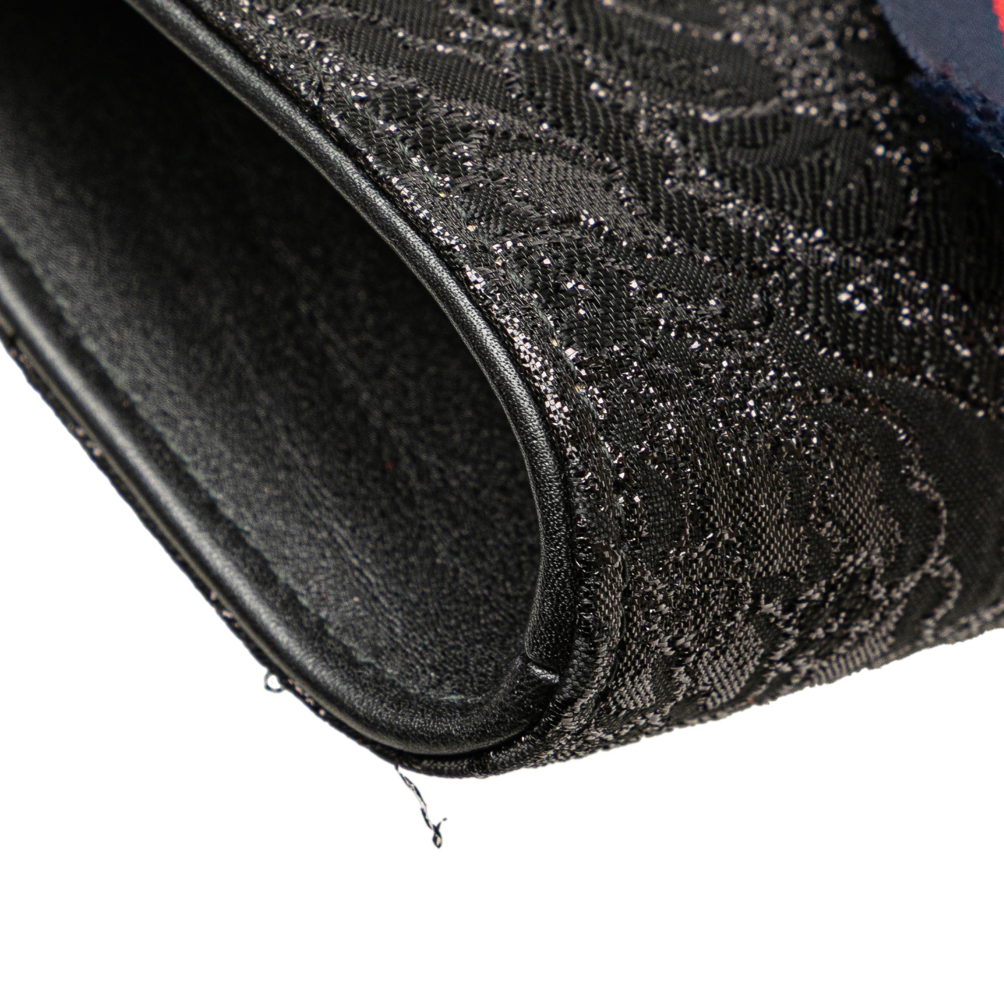 Gucci Lurex Brocade Animalier Broadway Clutch