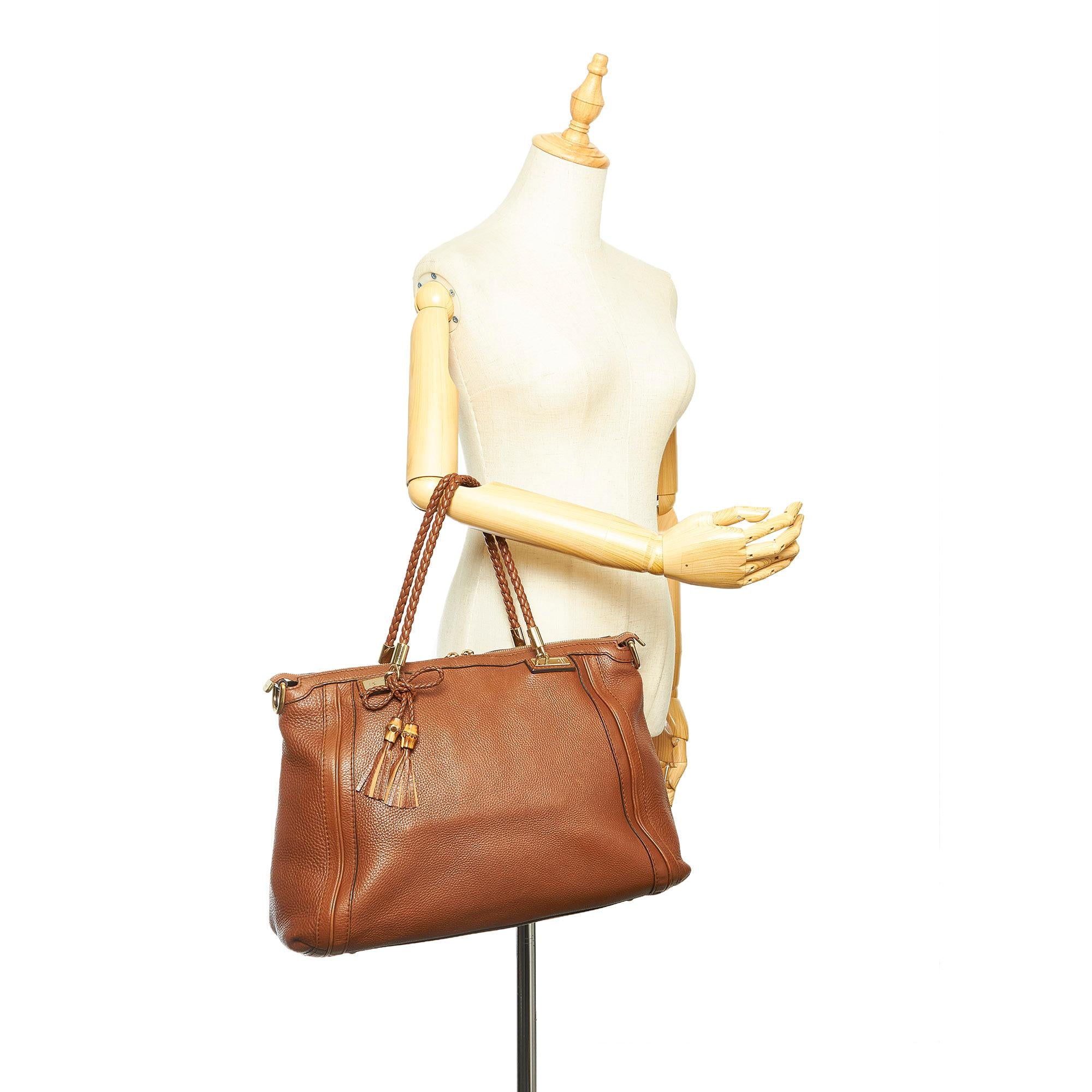Gucci Marrakech Leather Tote Bag (SHG-32162)