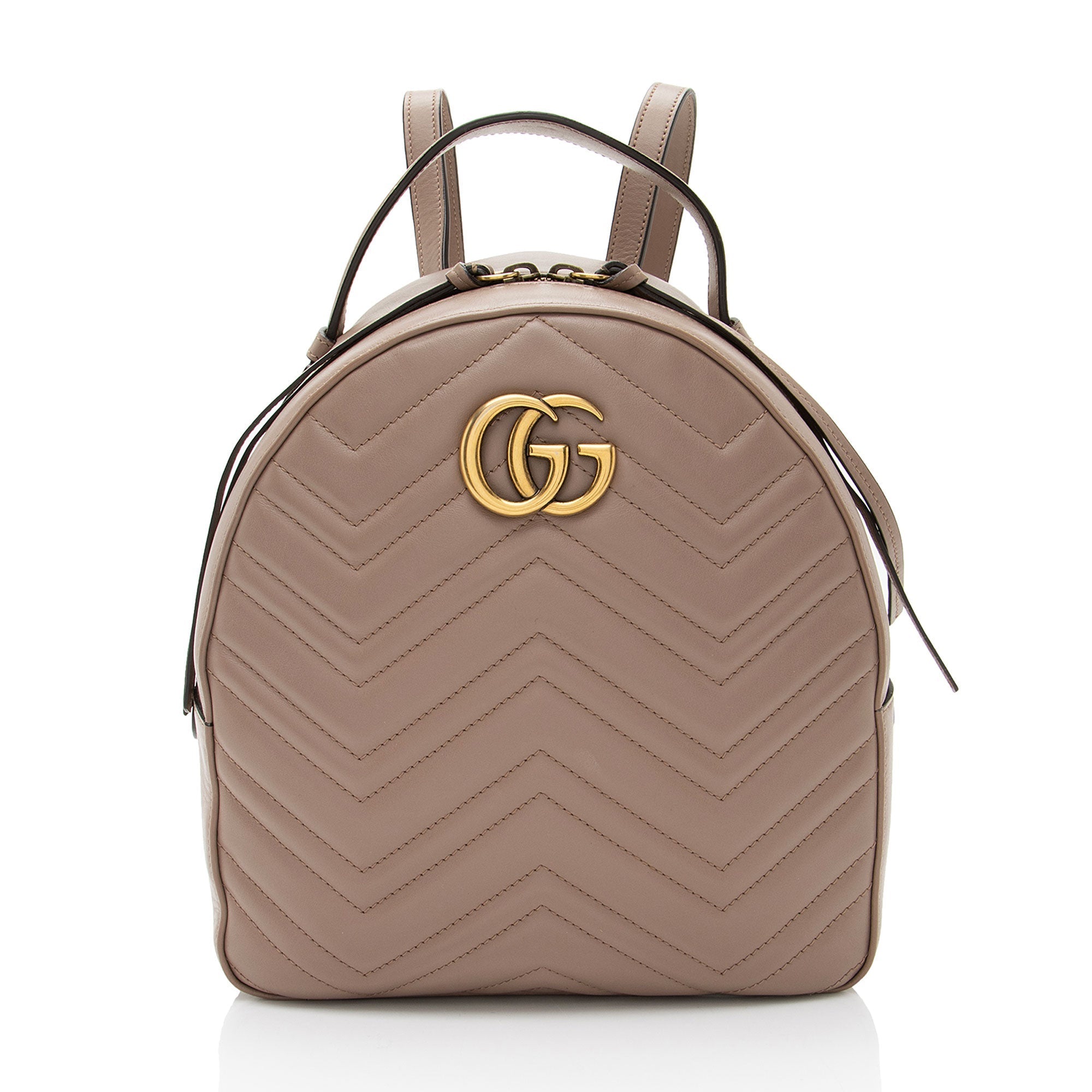 Gucci Matelasse Leather GG Marmont Backpack