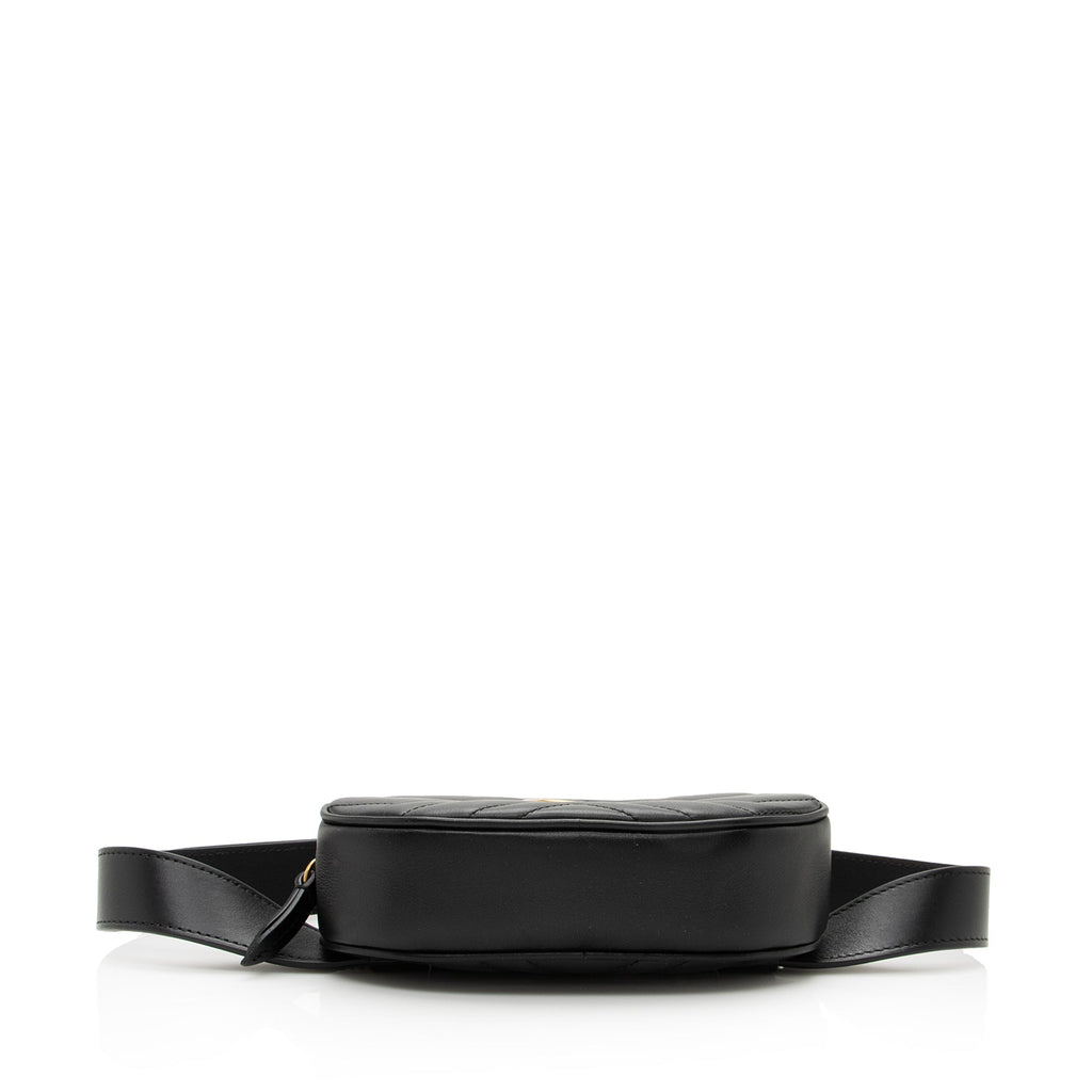 Gucci Matelasse Leather GG Marmont Belt Bag - Size 30 / 75 (SHF-23403)
