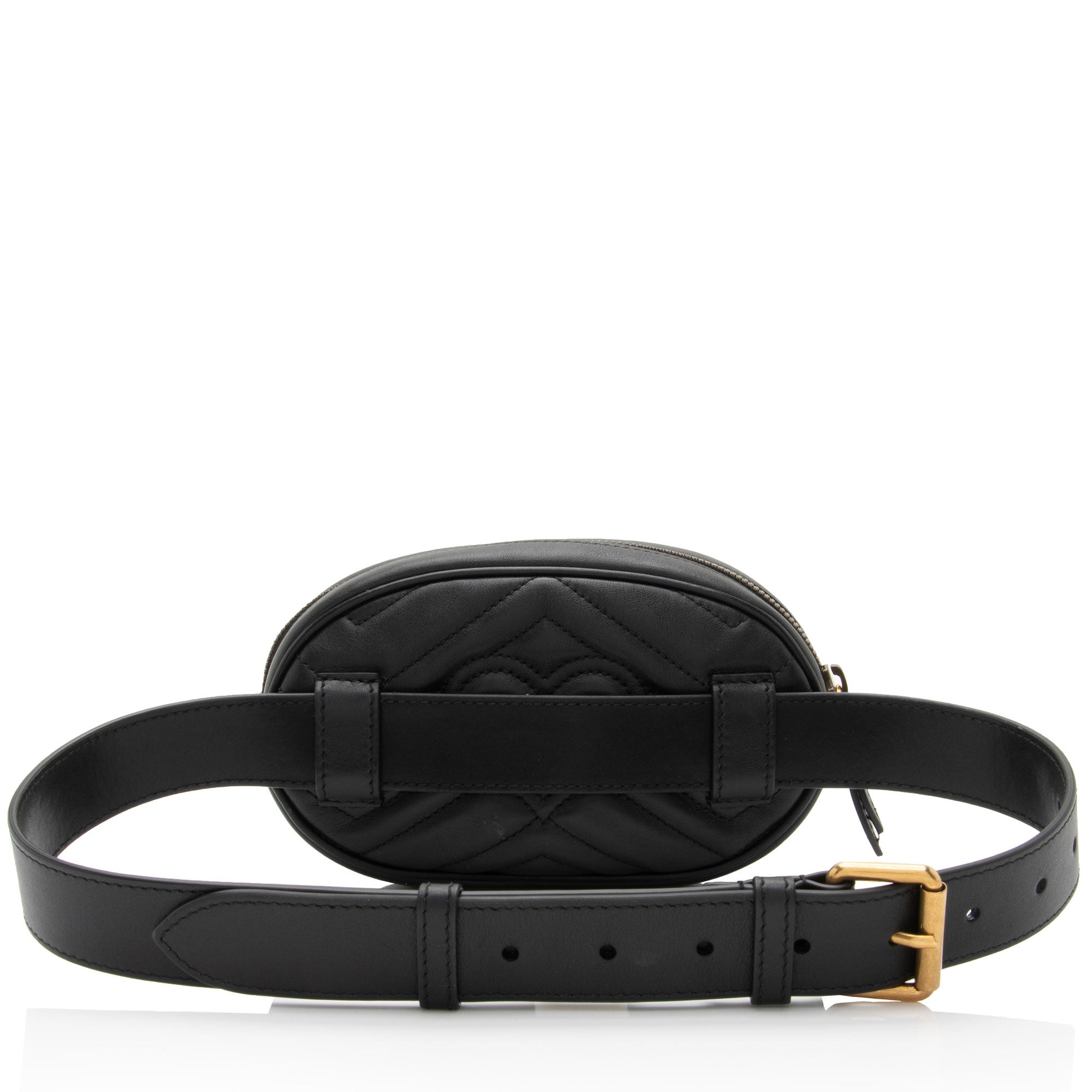 Gucci Matelasse Leather GG Marmont Belt Bag - Size 30 / 75 (SHF-LoosRT)