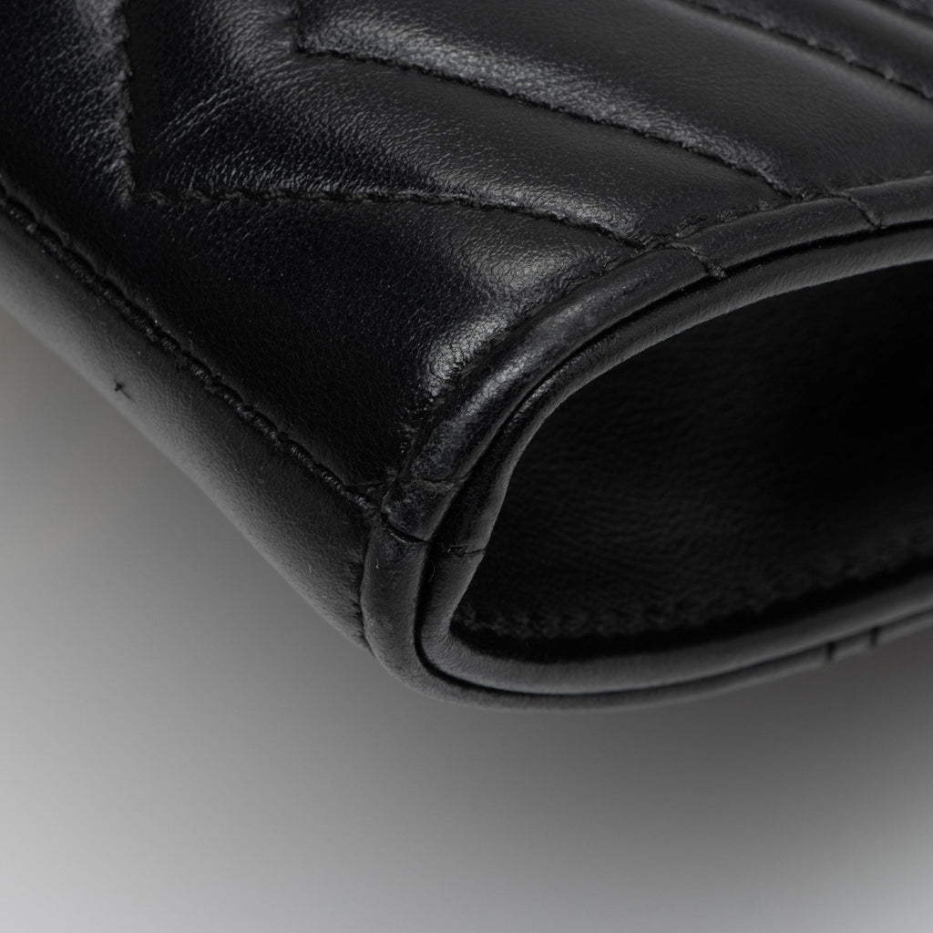 Gucci Matelasse Leather GG Marmont Clutch (SHF-v89K6D)