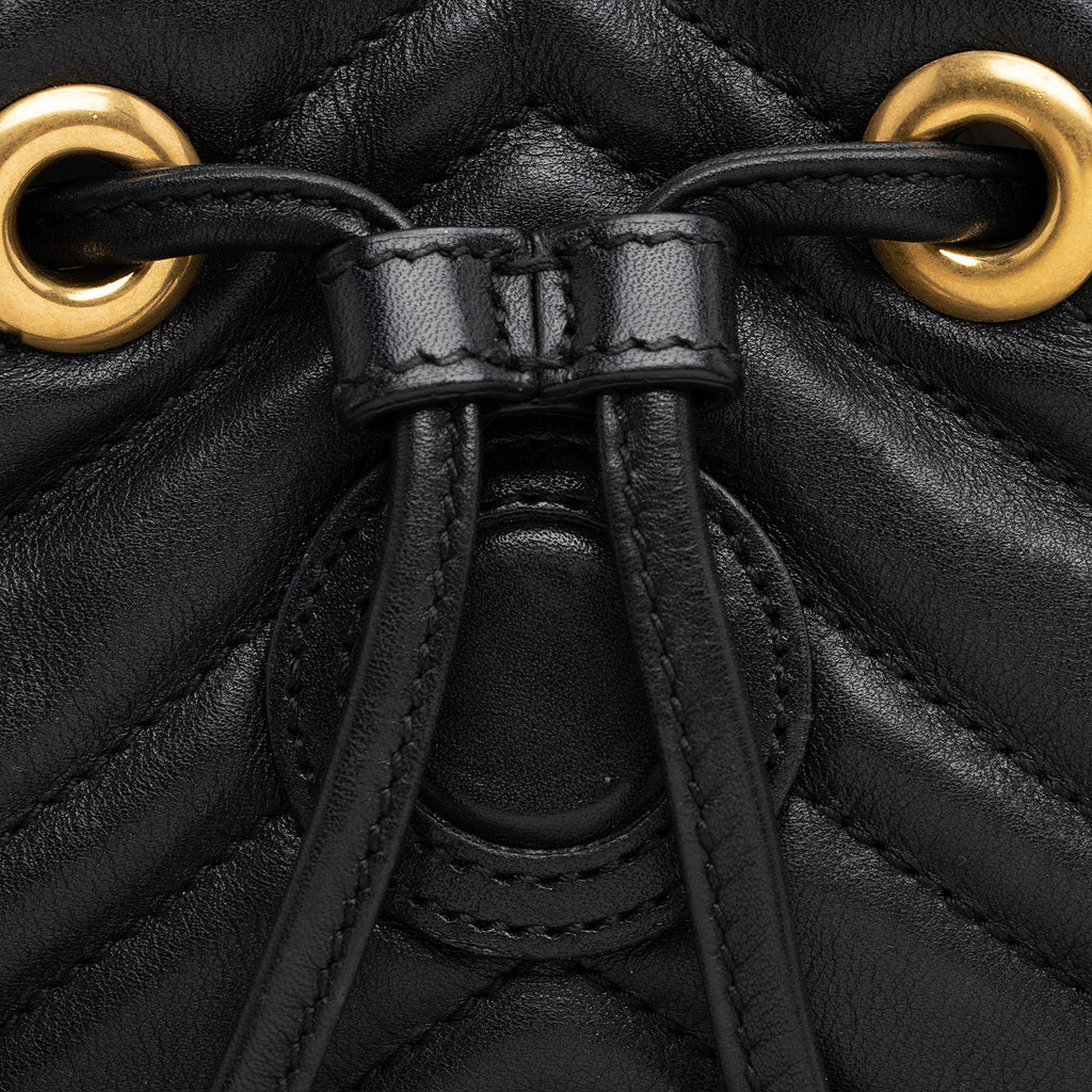 Gucci Matelasse Leather GG Marmont Mini Backpack (SHF-WqOeC5)