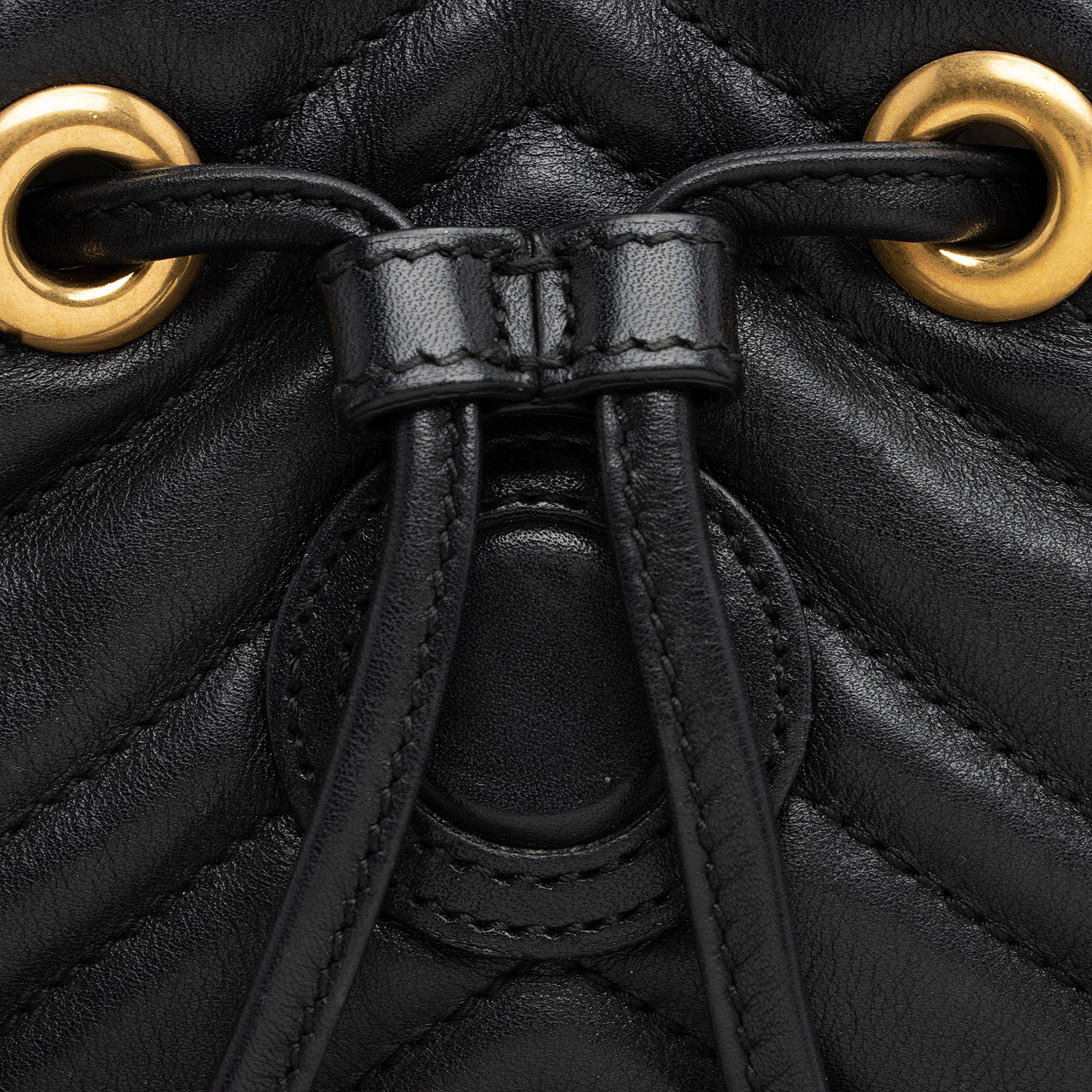 Gucci Matelasse Leather GG Marmont Mini Backpack (SHF-WqOeC5)