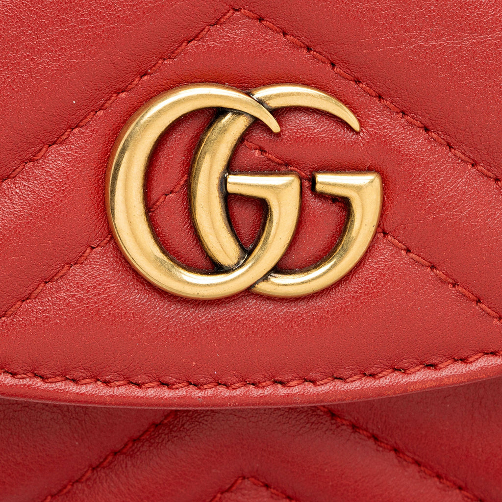 Gucci Matelasse Leather GG Marmont Mini Backpack (SHF-QNu94U)