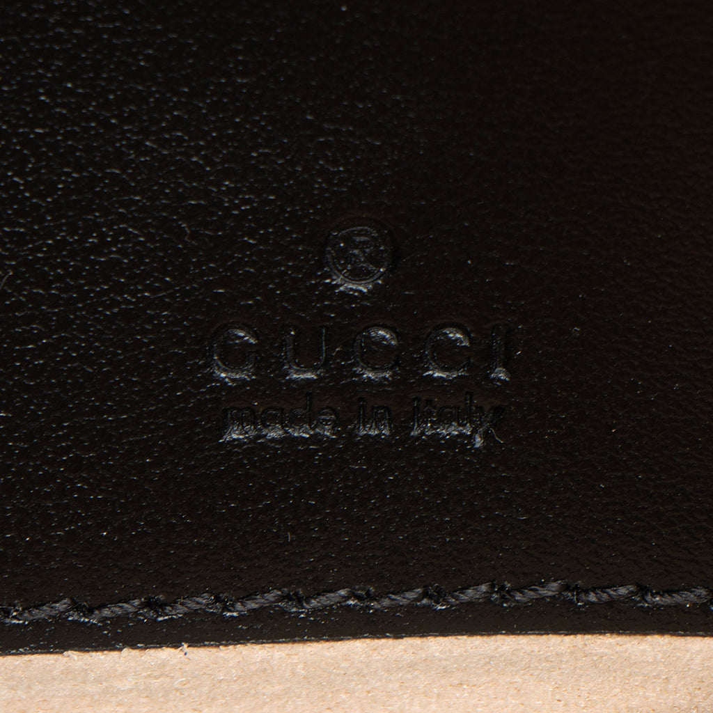 Gucci Matelasse Leather GG Marmont Monochrome Square Chain Belt Bag