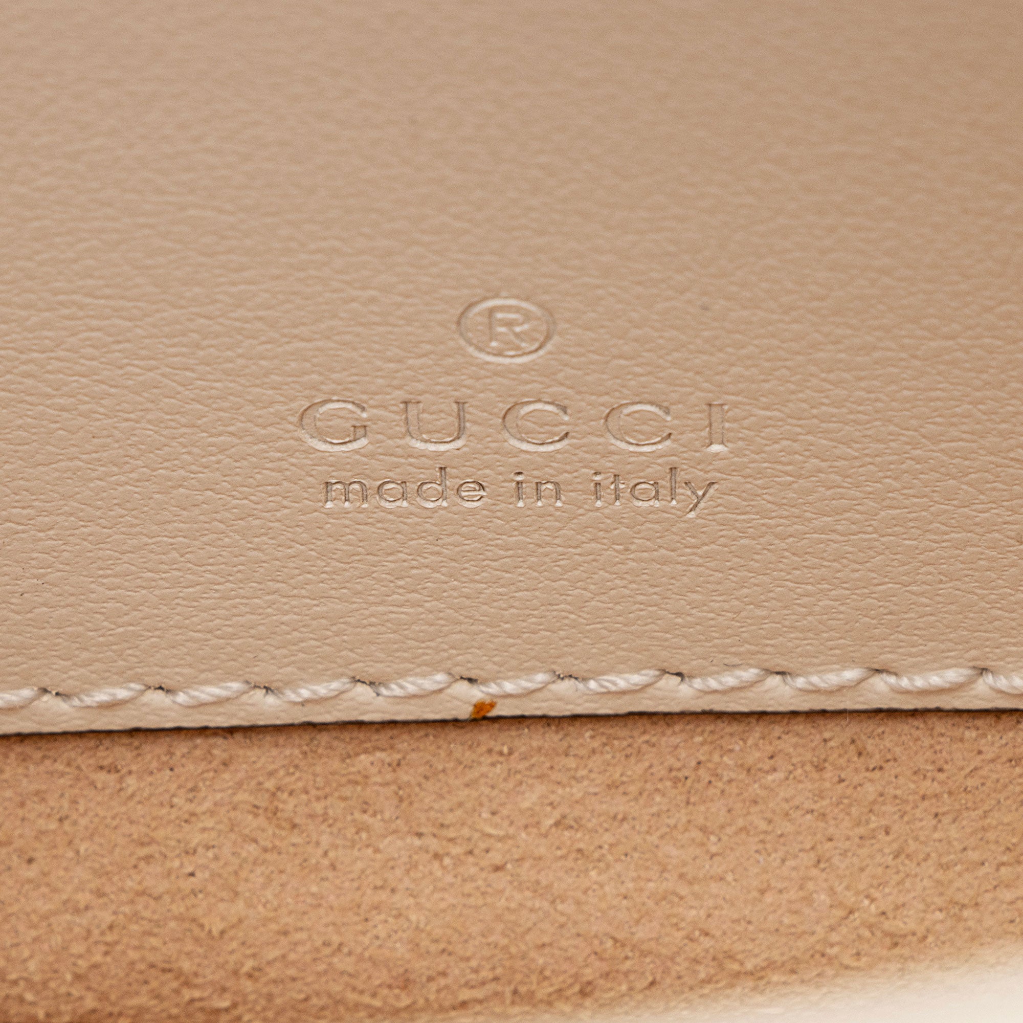Gucci Matelasse Leather GG Marmont Monochrome Square Chain Belt Bag