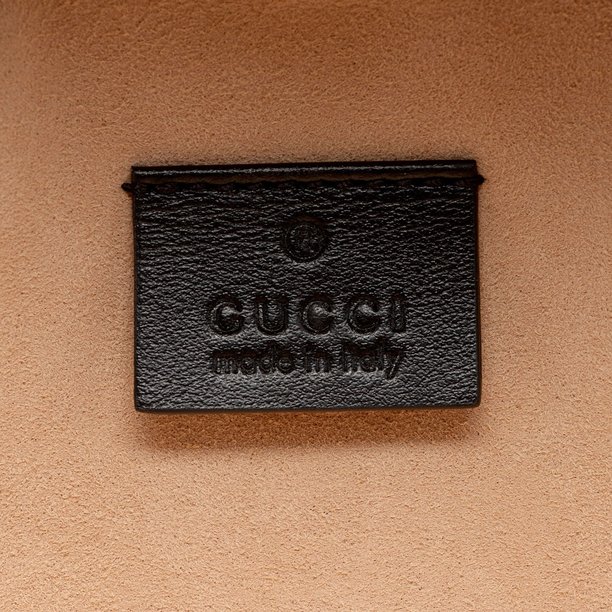 Gucci Matelasse Leather GG Marmont Round Mini Backpack (SHF-nSn7Zg)