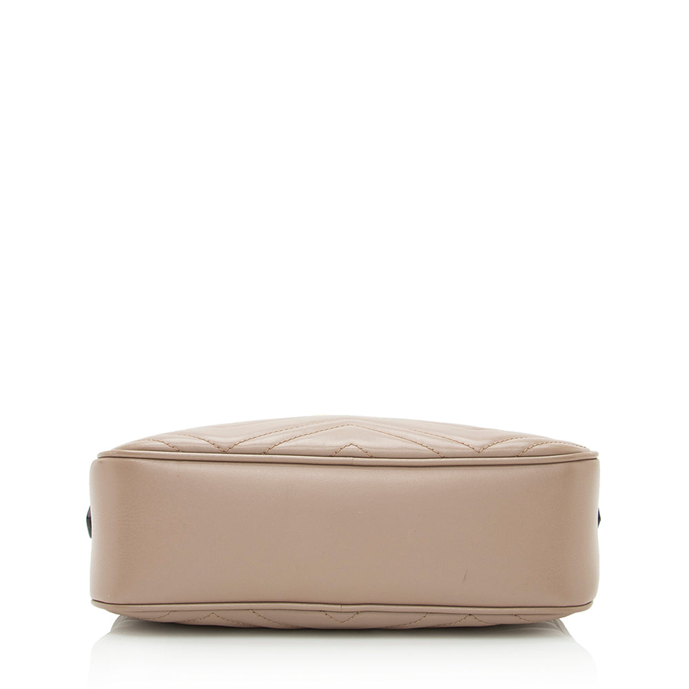 Gucci Matelasse Leather GG Marmont Small Shoulder Bag (SHF-21727)