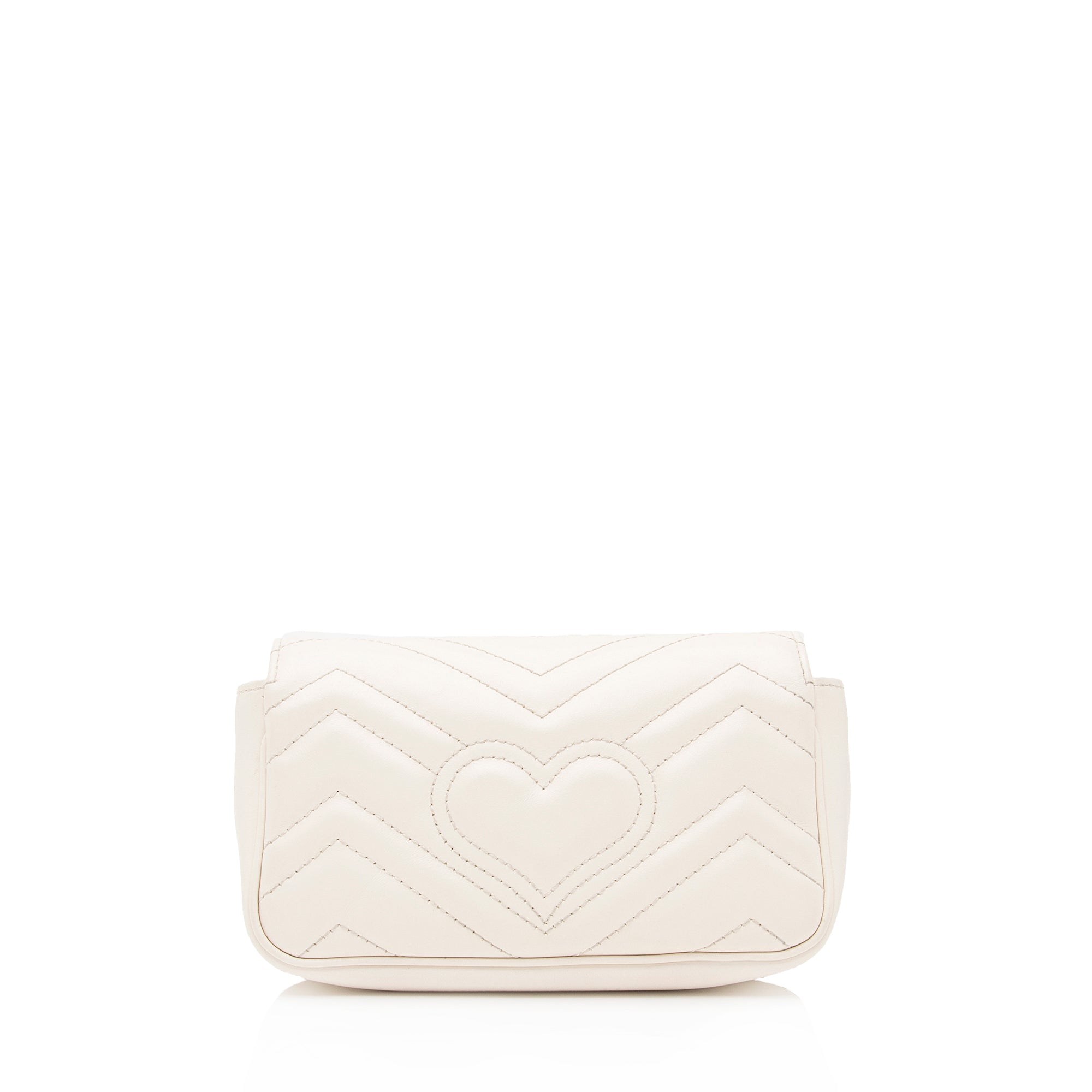 Gucci Matelasse Leather GG Marmont Super Mini Bag (SHF-23685)