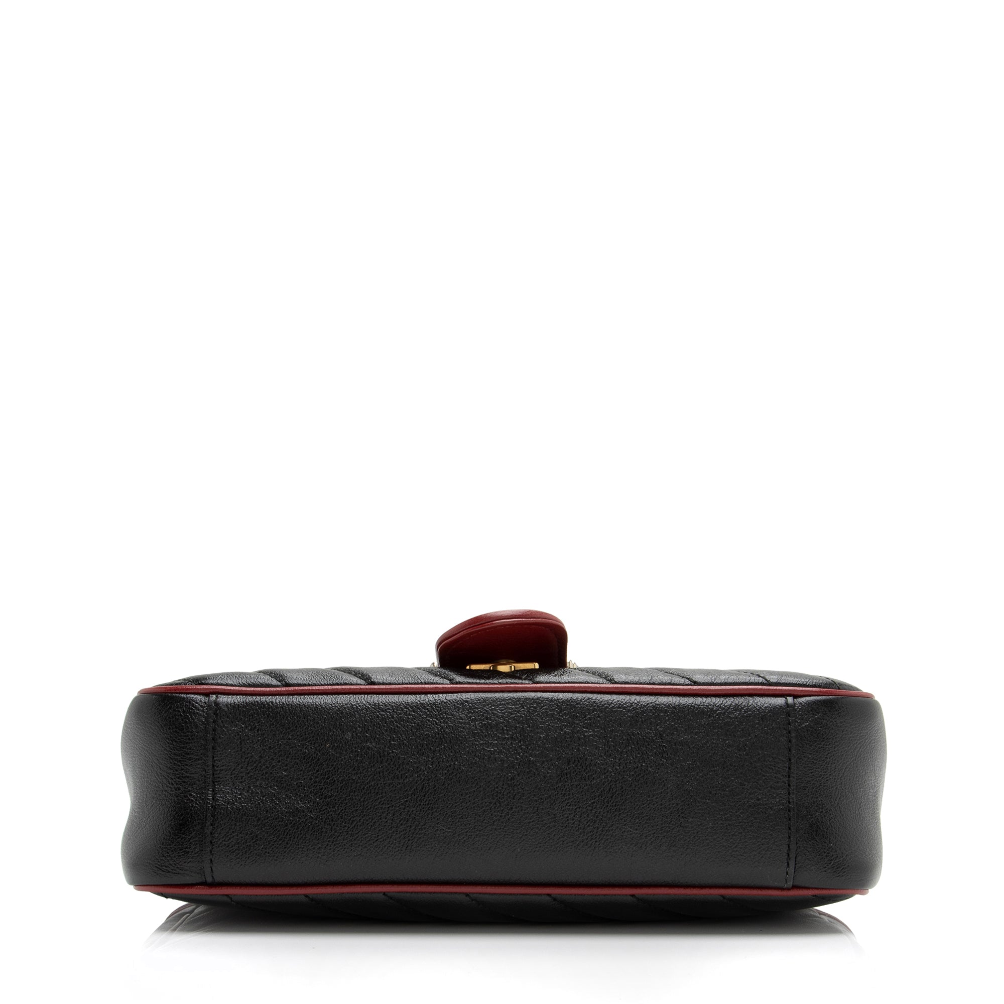 Gucci Matelasse Leather Torchon GG Marmont Small Shoulder Bag (SHF-23396)