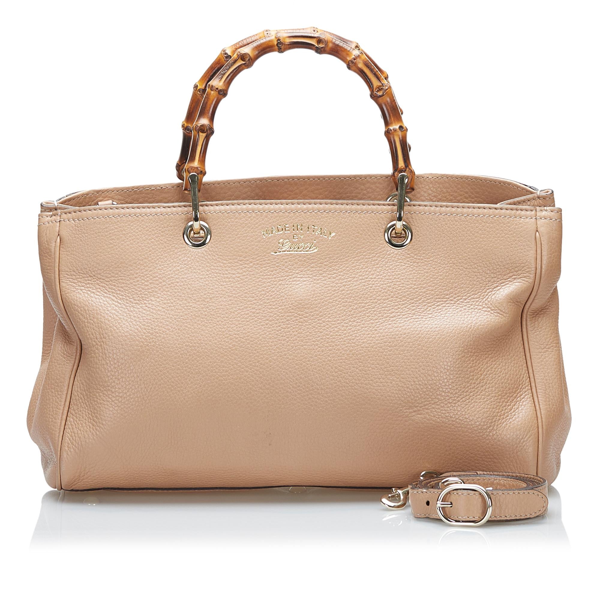 Gucci Medium Bamboo Shopper (SHG-cWa0pj)