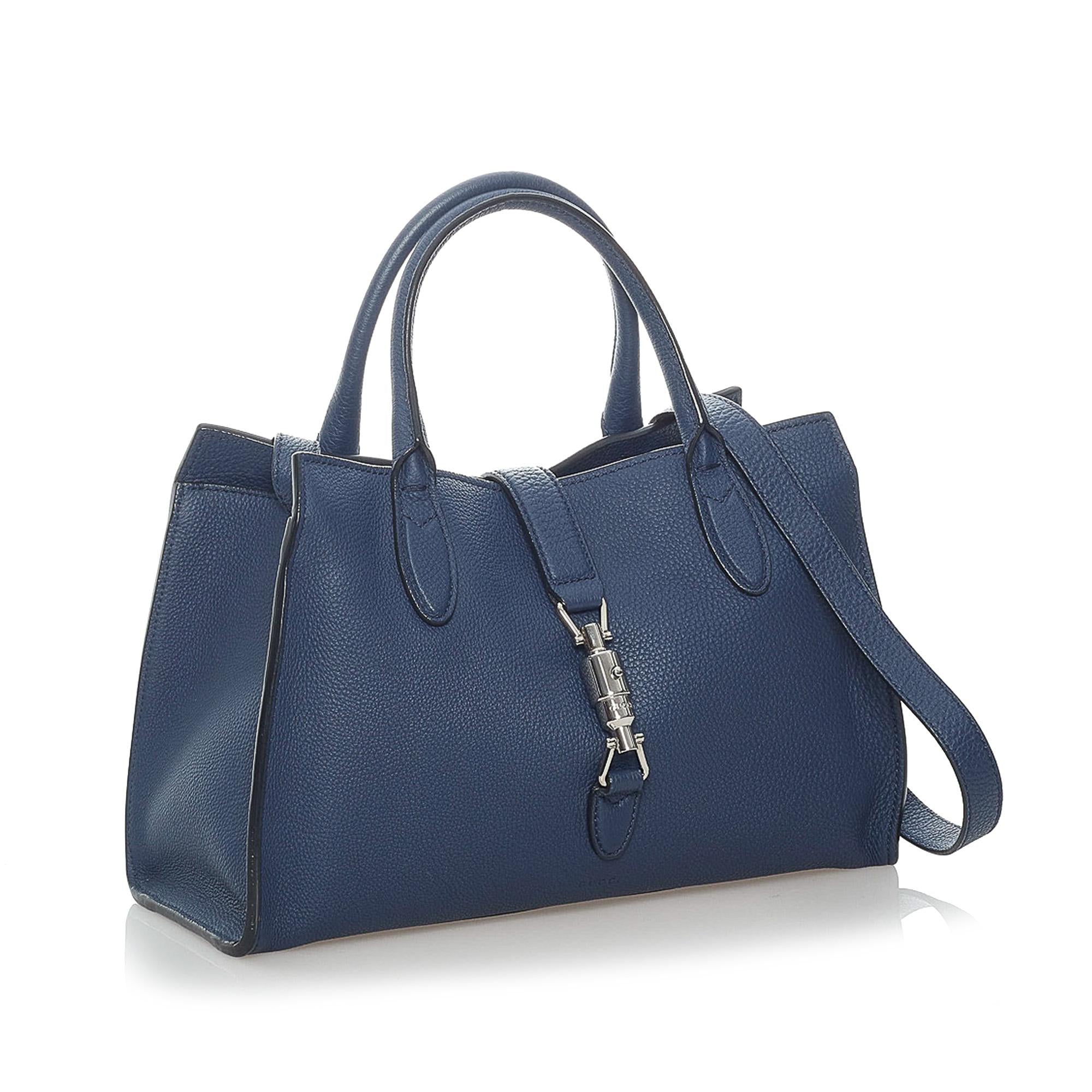 Gucci Medium Jackie Soft Leather Satchel (SHG-31158)
