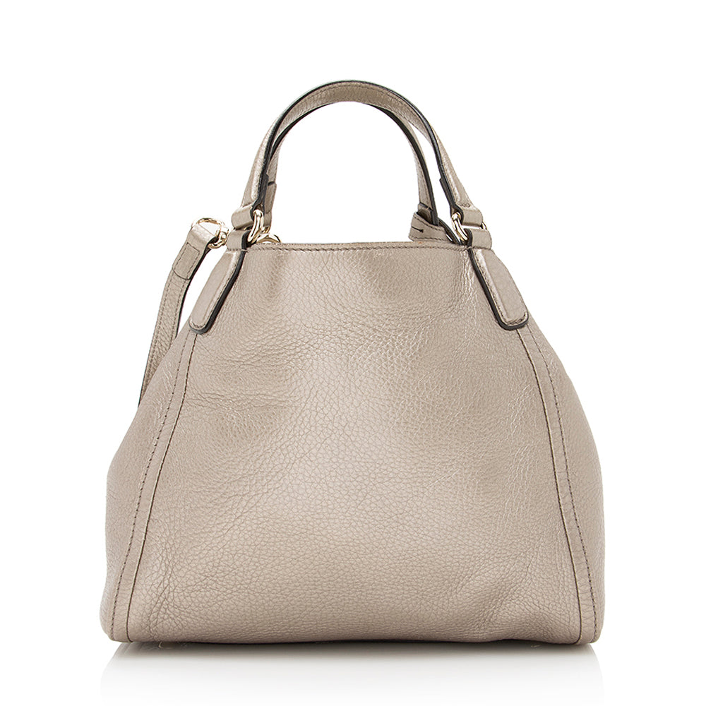 Gucci Metallic Leather Soho Small Tote (SHF-21667)