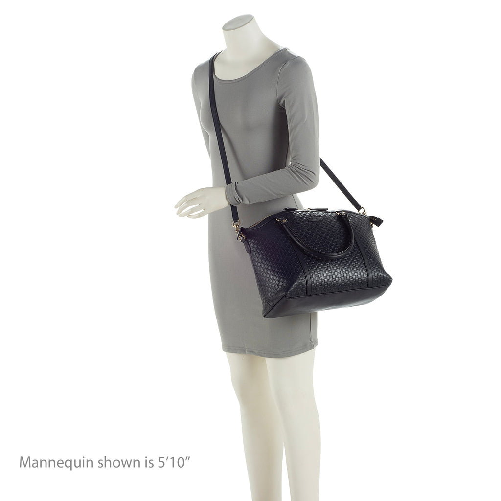 Gucci Microguccissima Leather Dome Medium Satchel (SHF-22740)