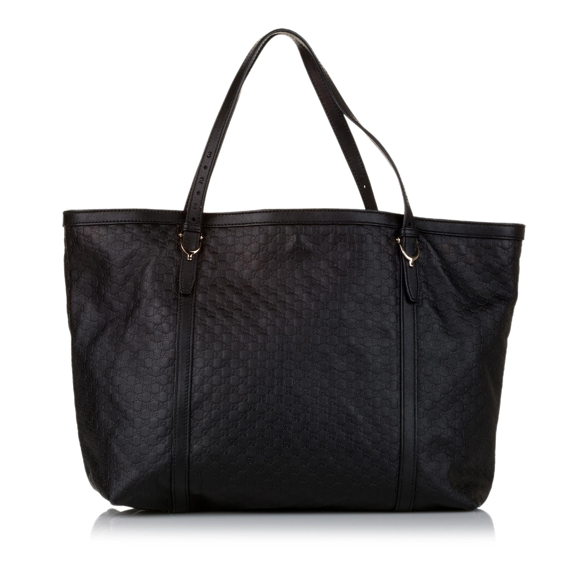 Gucci Microguccissima Nice Leather Tote Bag (SHG-31885)