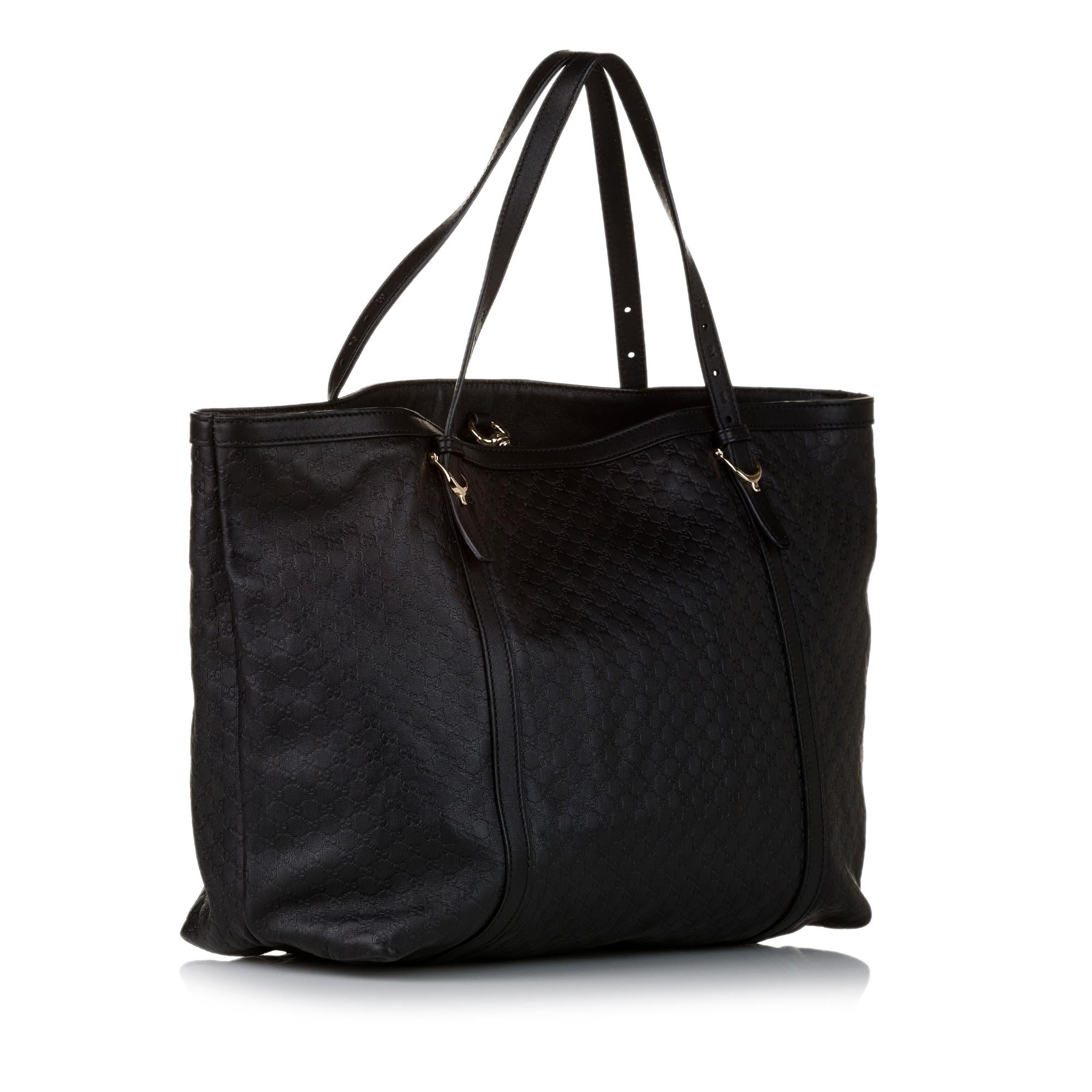 Gucci Microguccissima Nice Leather Tote Bag (SHG-31885)