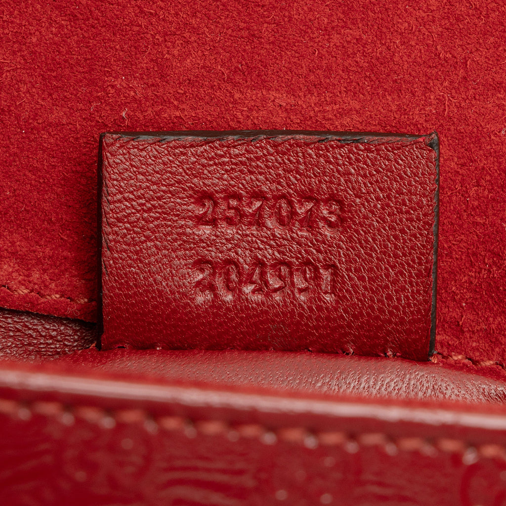Gucci Microguccissima Patent Leather Broadway Clutch (SHF-VpKZuA)