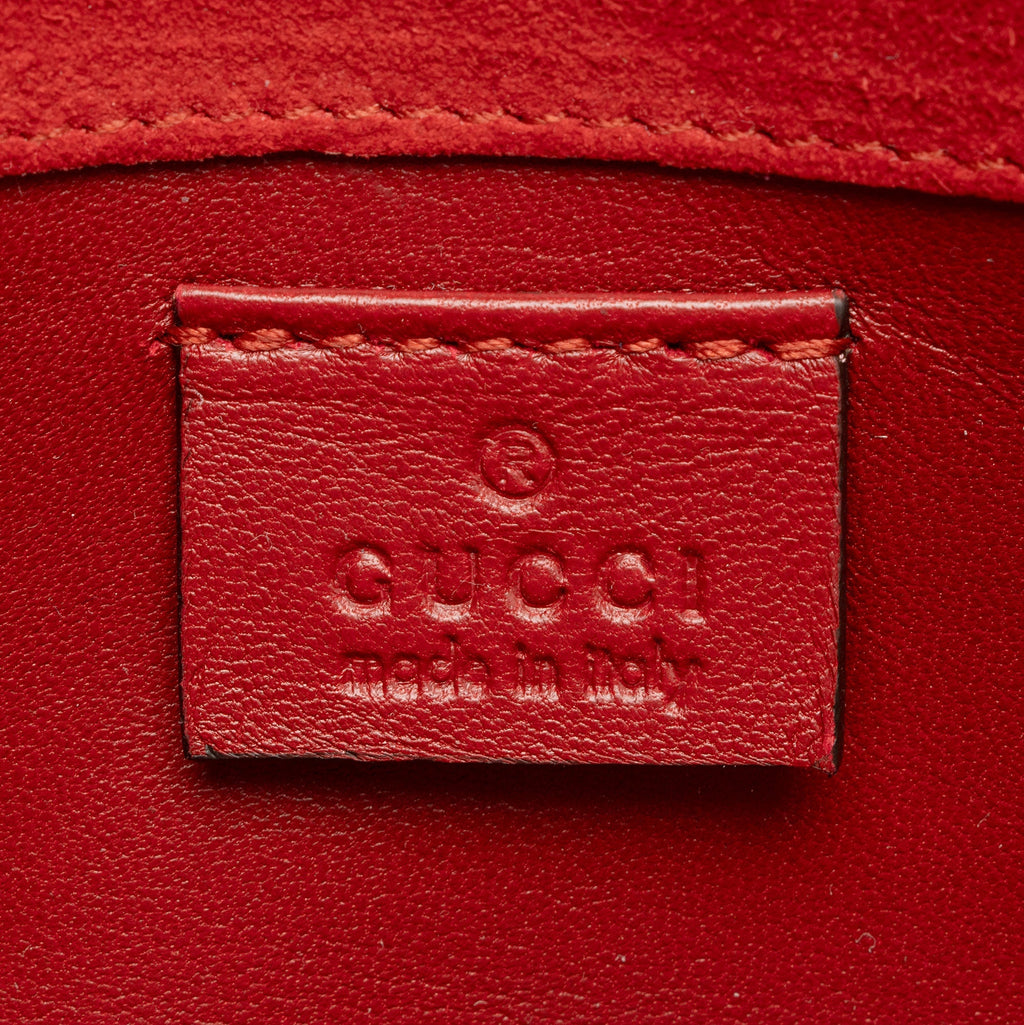 Gucci Microguccissima Patent Leather Broadway Clutch (SHF-VpKZuA)