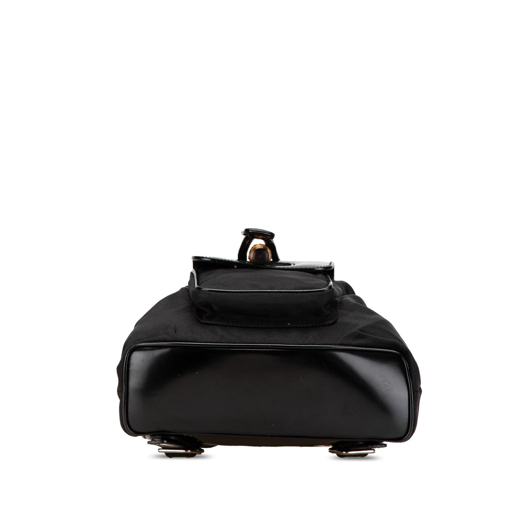 Gucci Mini Bamboo Nylon Backpack