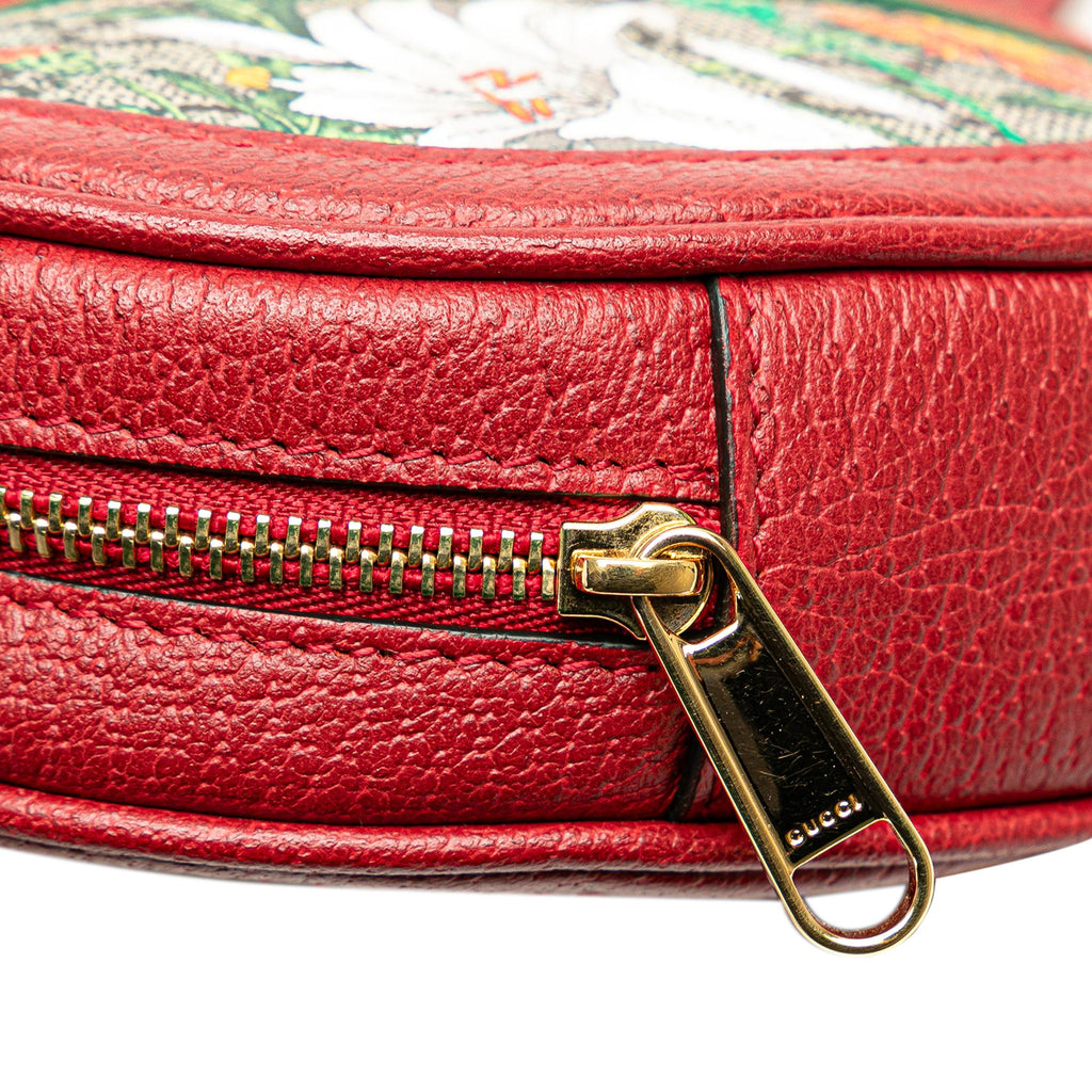 Gucci Mini GG Supreme Flora Round Ophidia Backpack