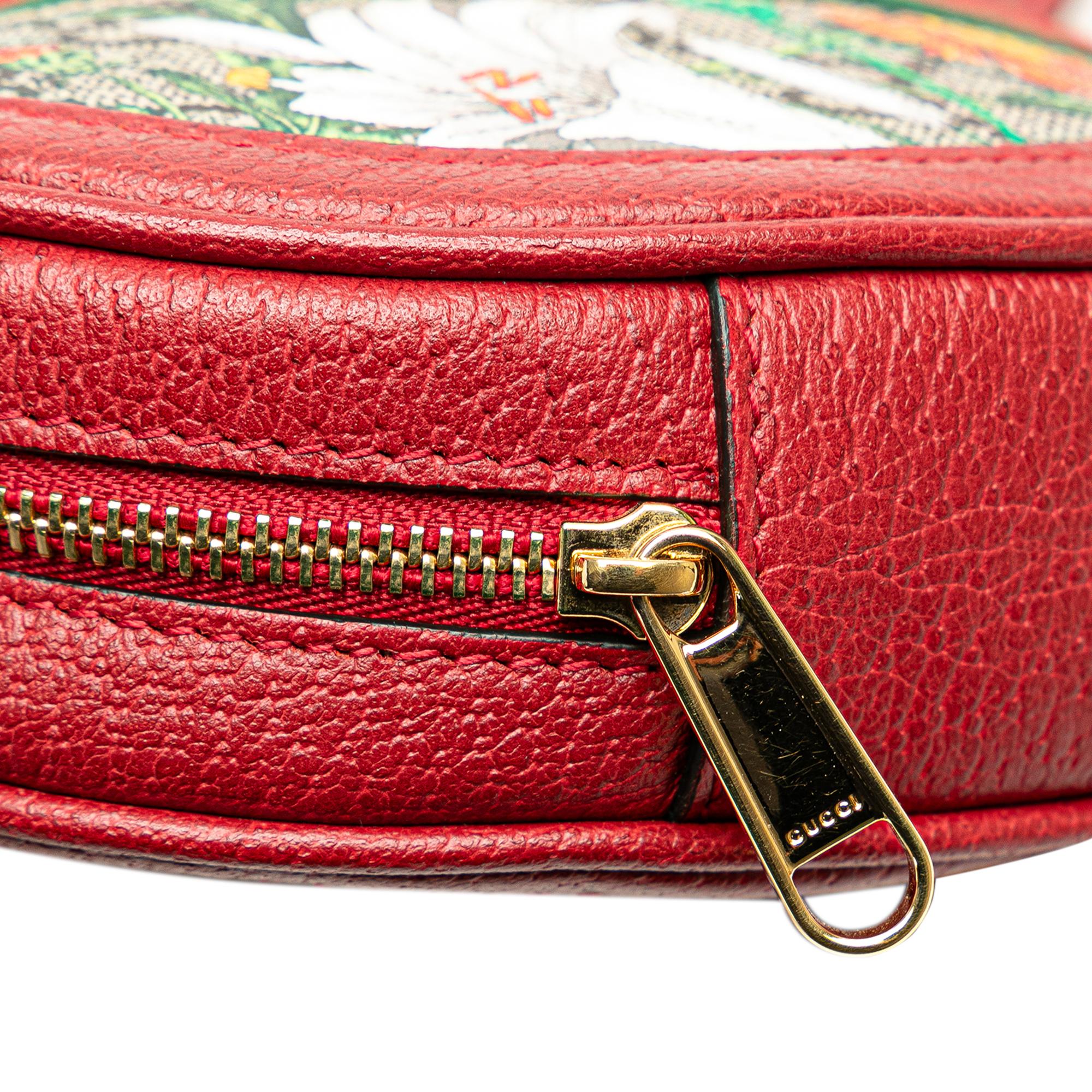 Gucci Mini GG Supreme Flora Round Ophidia Backpack