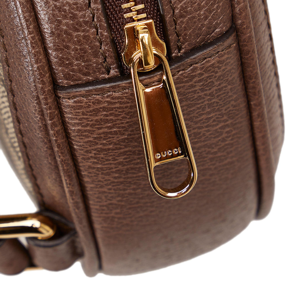 Gucci Mini GG Supreme Round Ophidia Backpack
