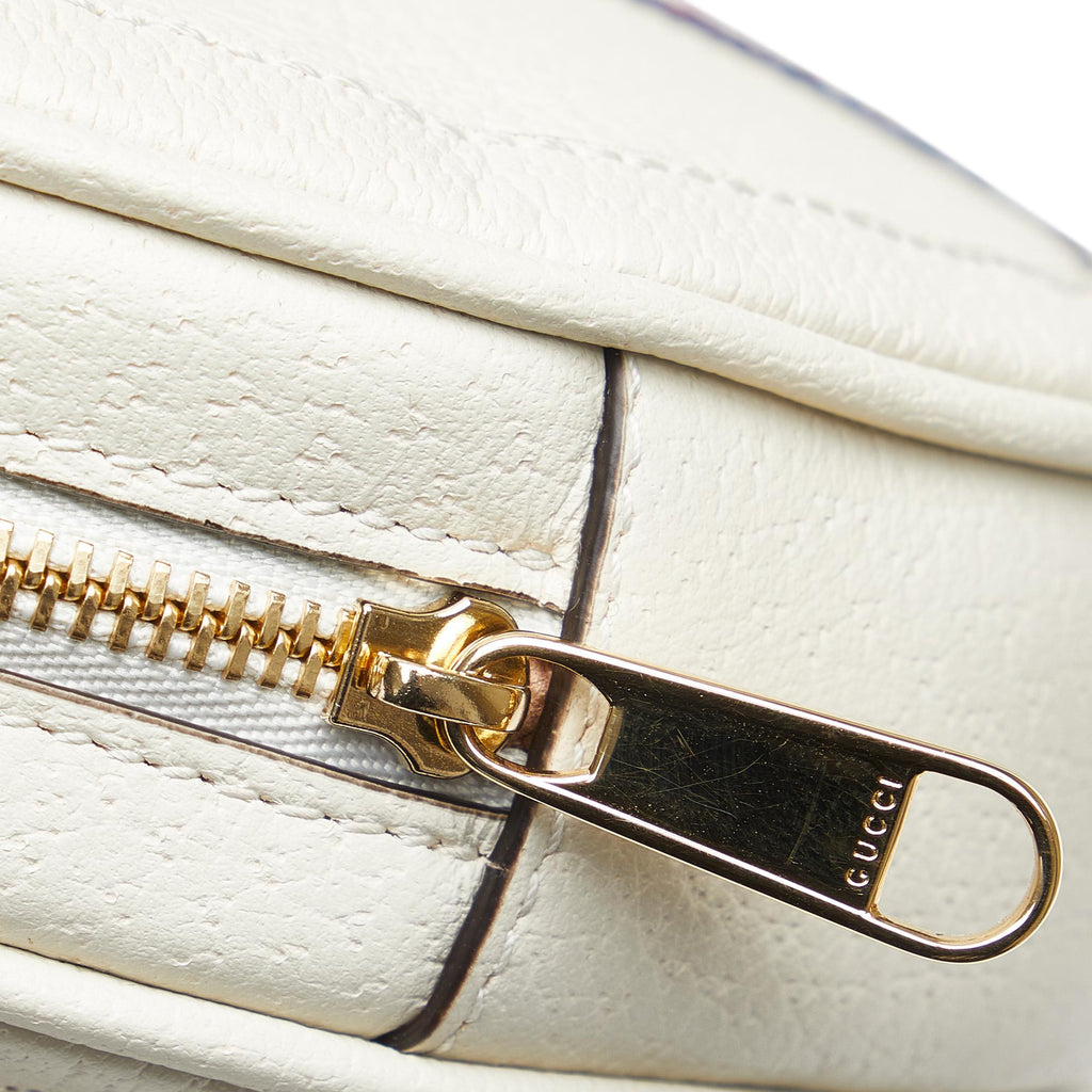 Gucci Mini Leather Round Ophidia Backpack