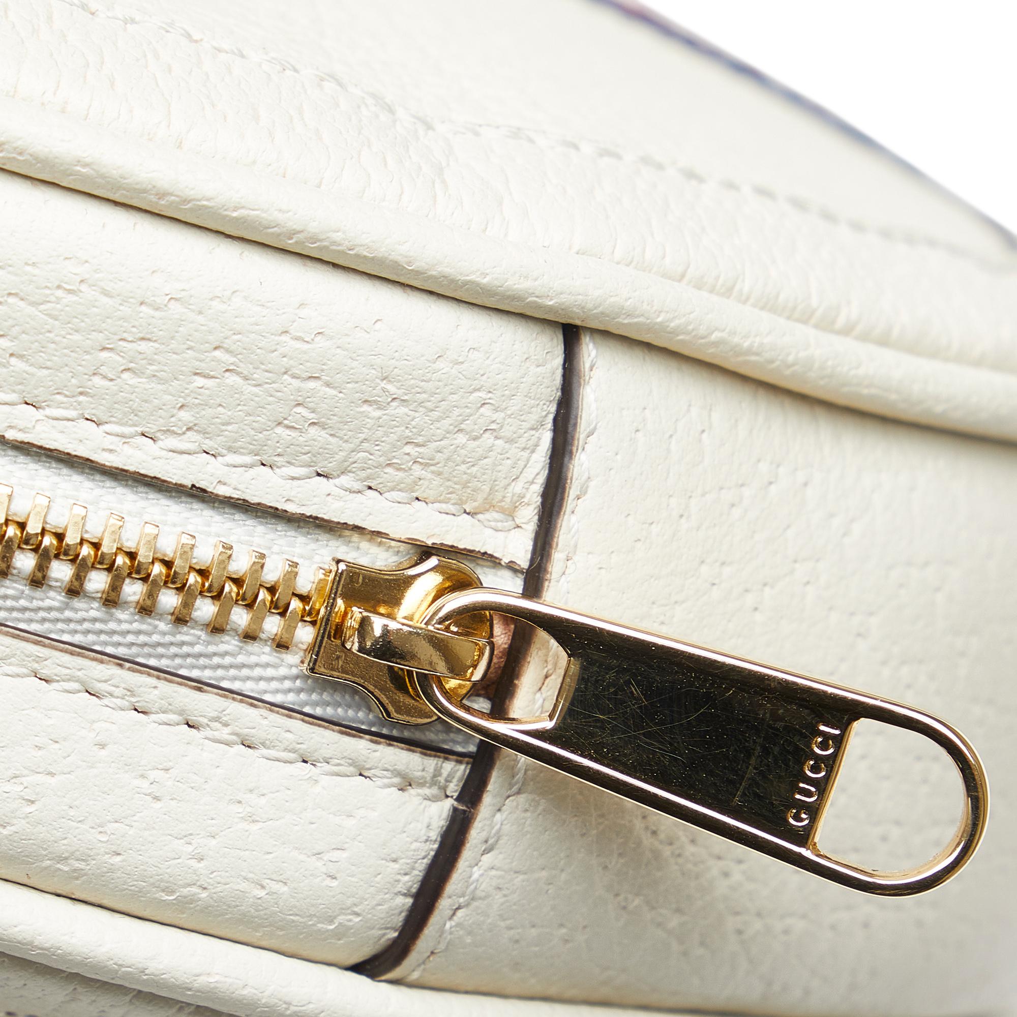 Gucci Mini Leather Round Ophidia Backpack