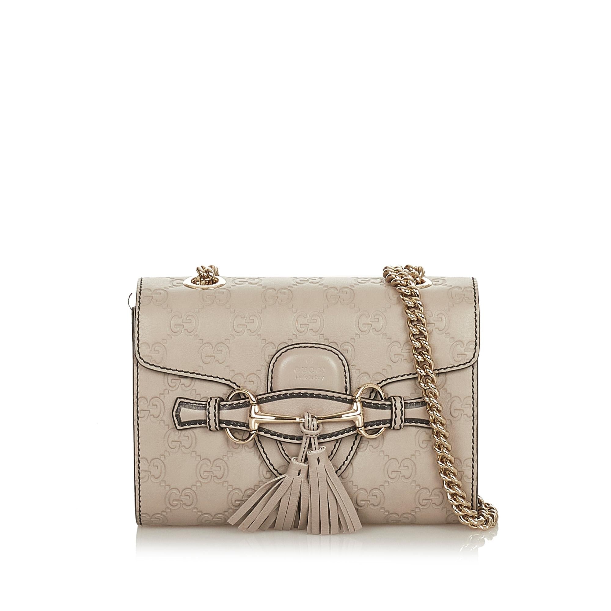 Gucci Mini Microguccissima Emily Crossbody Bag (SHG-26970)