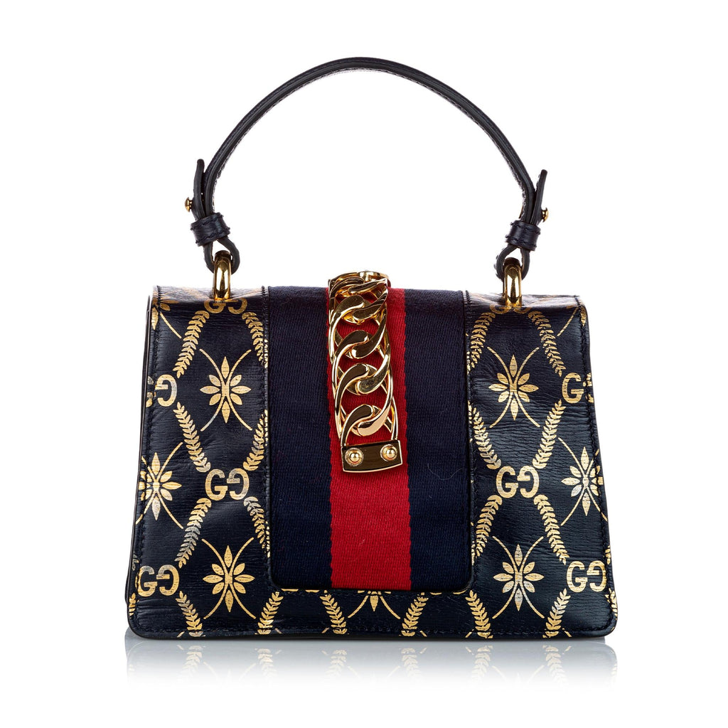 Gucci Mini Sylvie Leather Satchel (SHG-30466)