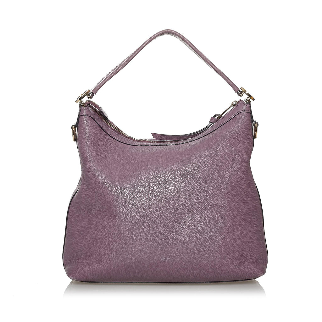 Gucci Miss GG Leather Satchel (SHG-34320)
