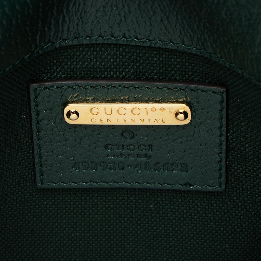 Gucci Jumbo GG Canvas Embroidered Floral Belt Bag