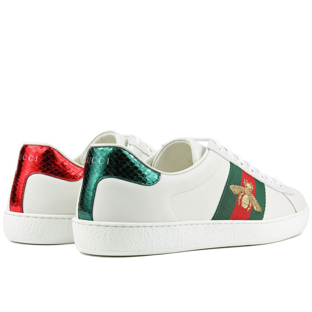GUCCI NEW ACE BEE LOW-TOP SNEAKERS