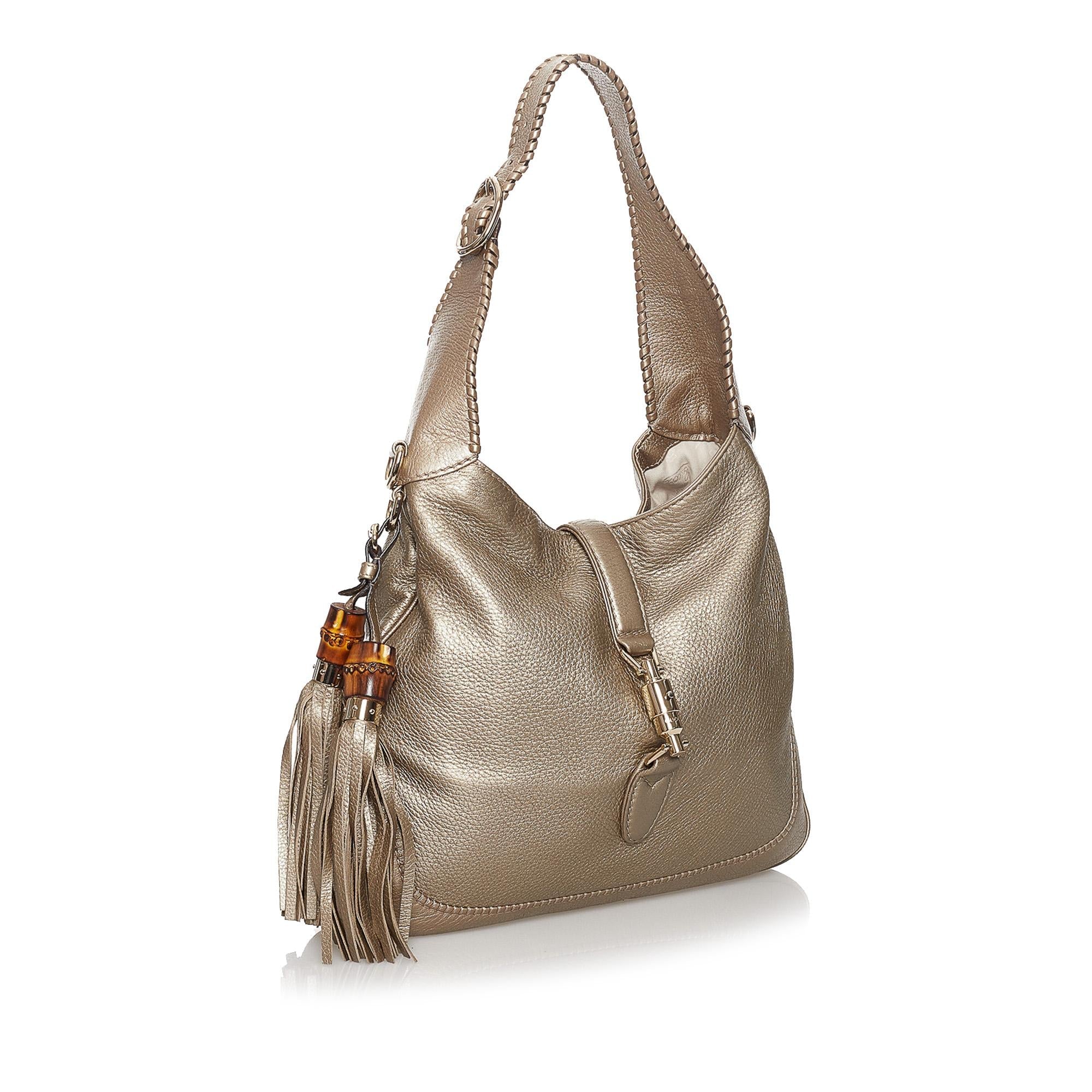 Gucci New Jackie Leather Satchel (SHG-31181)