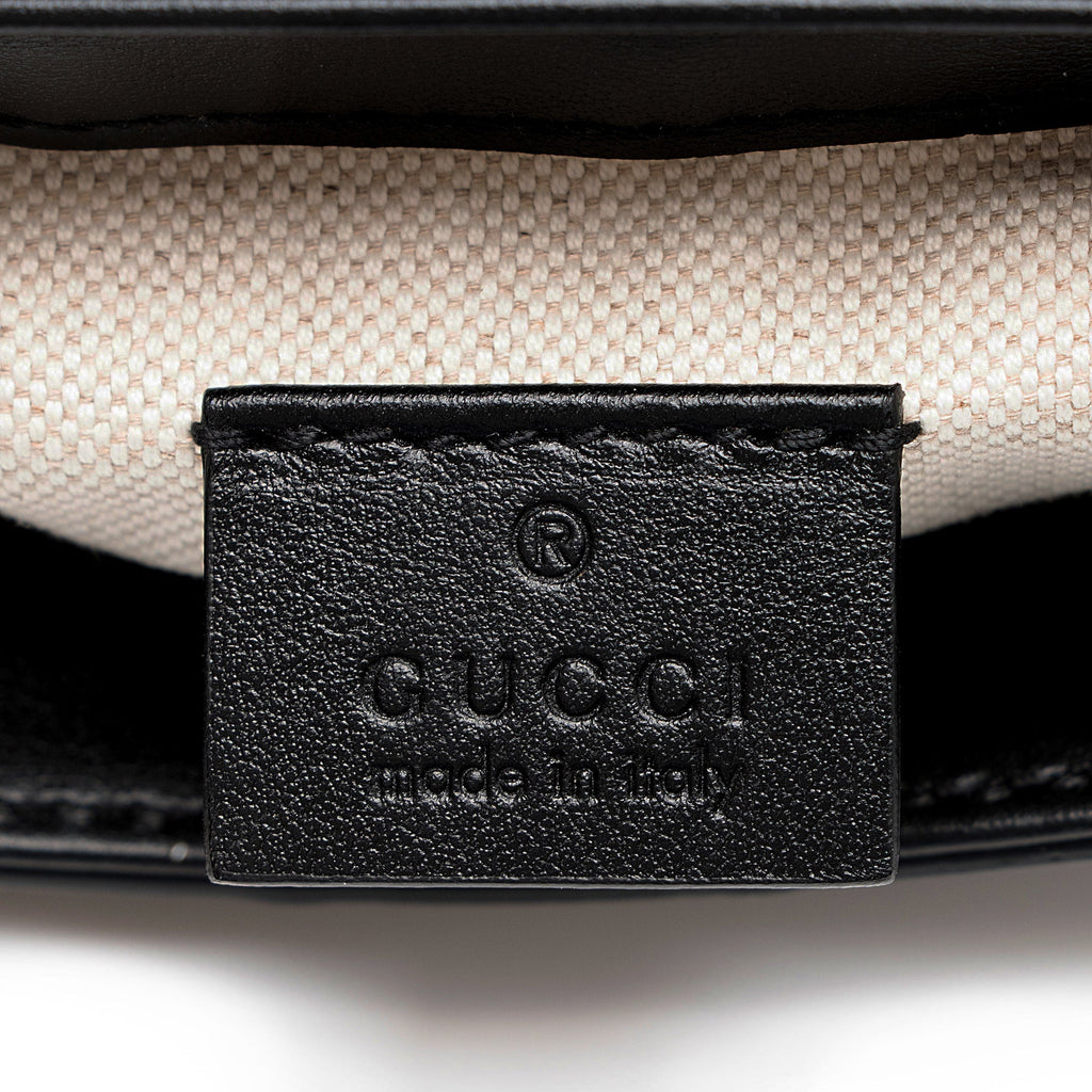 Gucci Perforated GG Embossed Double Belt Bag (SHF-rNzGhH)