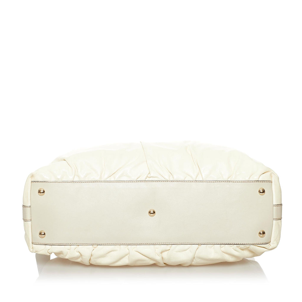 Gucci Pop Bamboo Leather Satchel (SHG-30966)