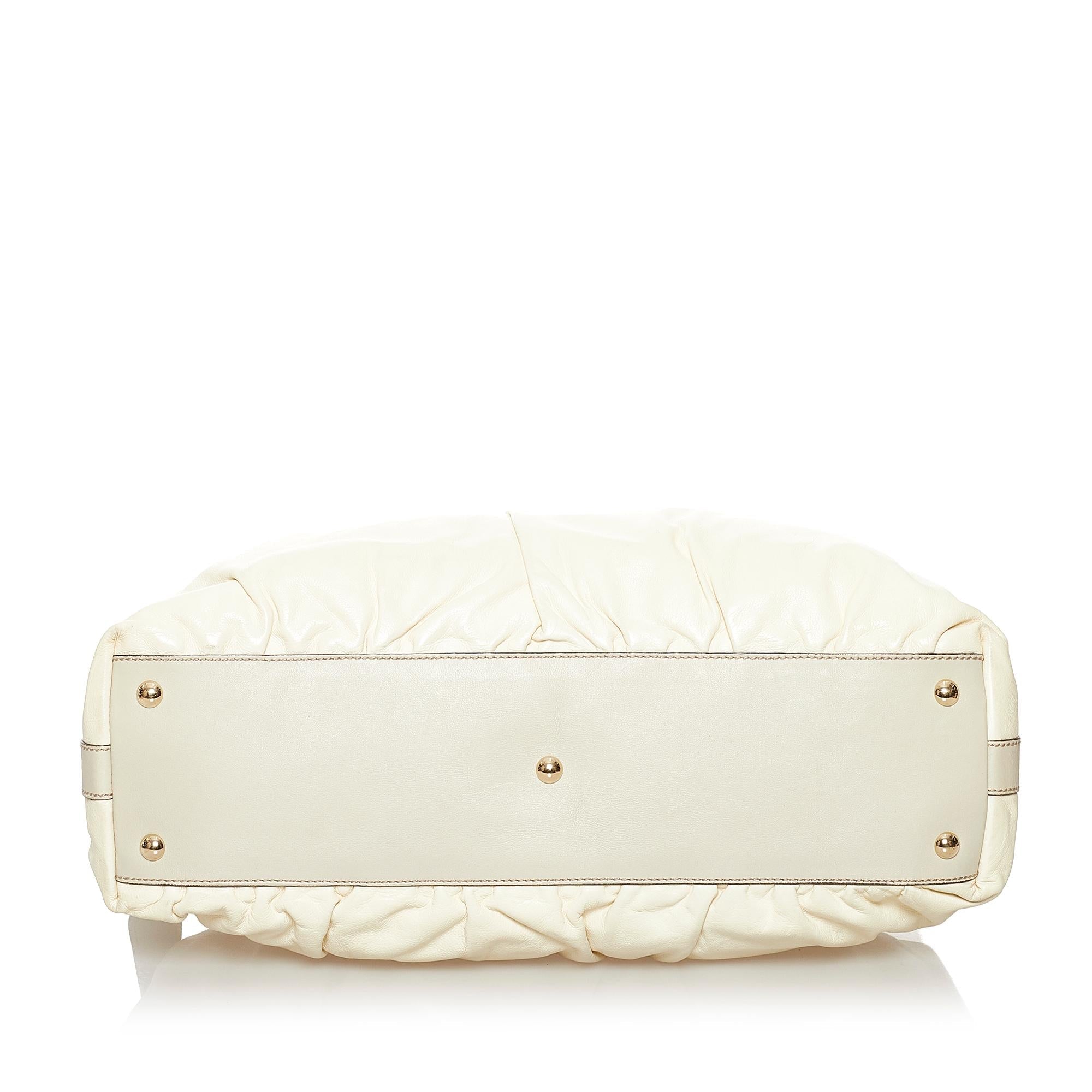 Gucci Pop Bamboo Leather Satchel (SHG-30966)