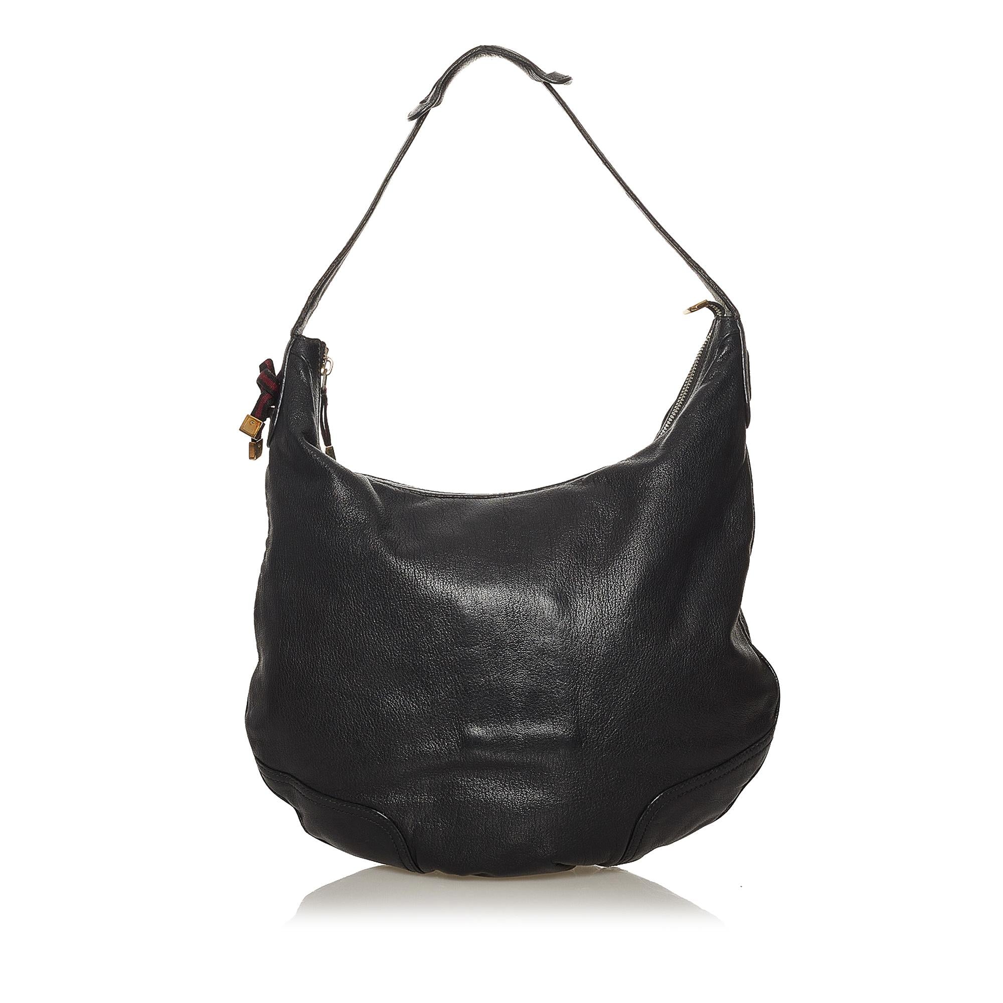 Gucci Princy Leather Hobo Bag (SHG-29284)