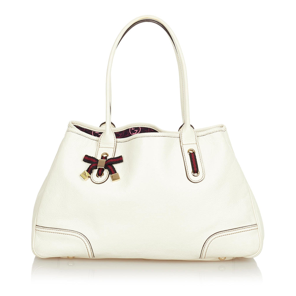 Gucci Princy Leather Tote Bag (SHG-31836)