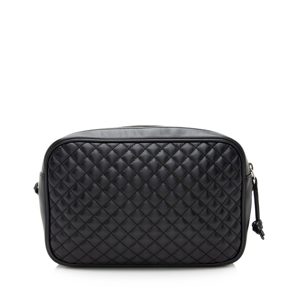 Gucci Quilted Leather Web Trapuntata Small Shoulder Bag - FINAL Sale (SHF-22403)