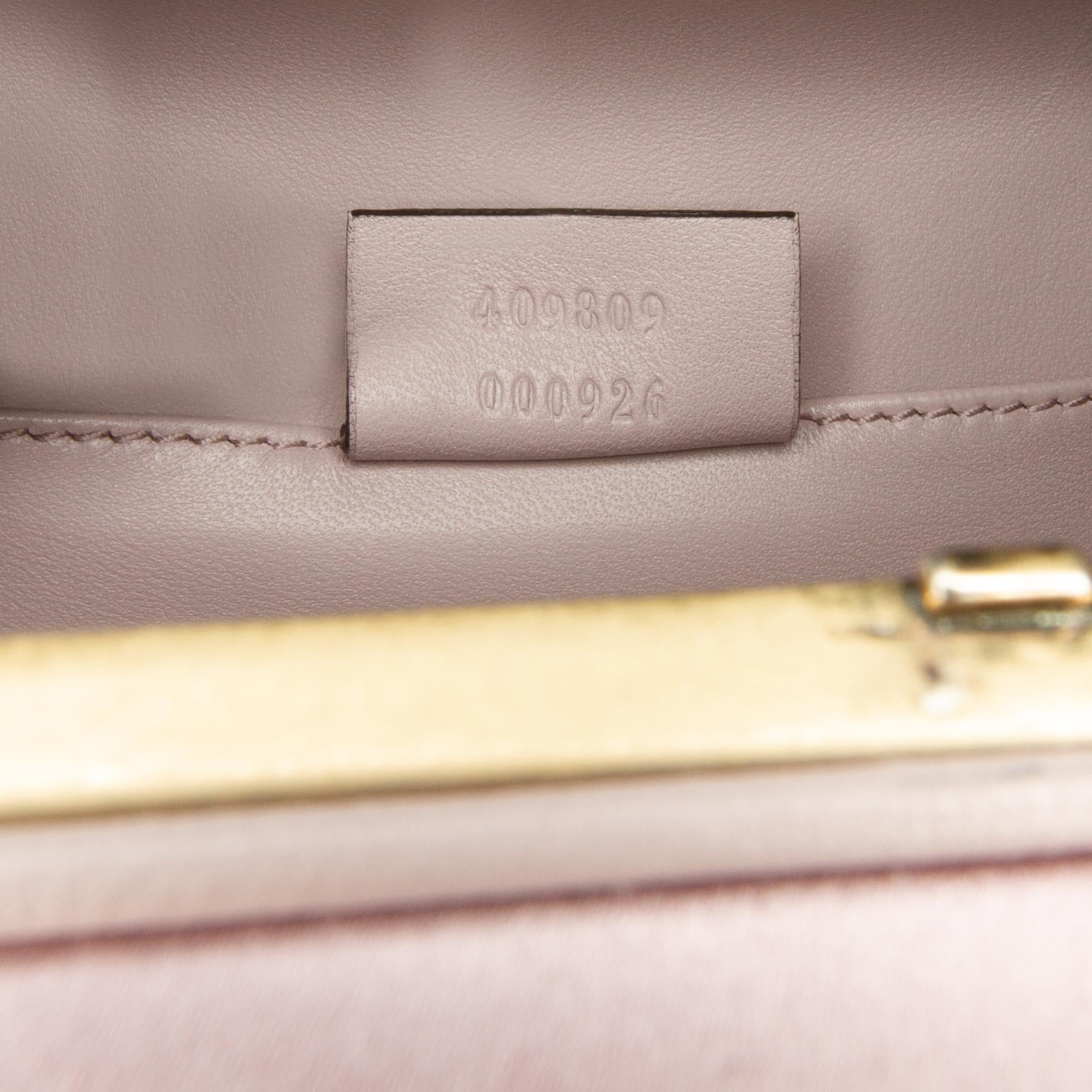 Gucci Satin Animalier Broadway Clutch on Chain (SHG-pOhviu)
