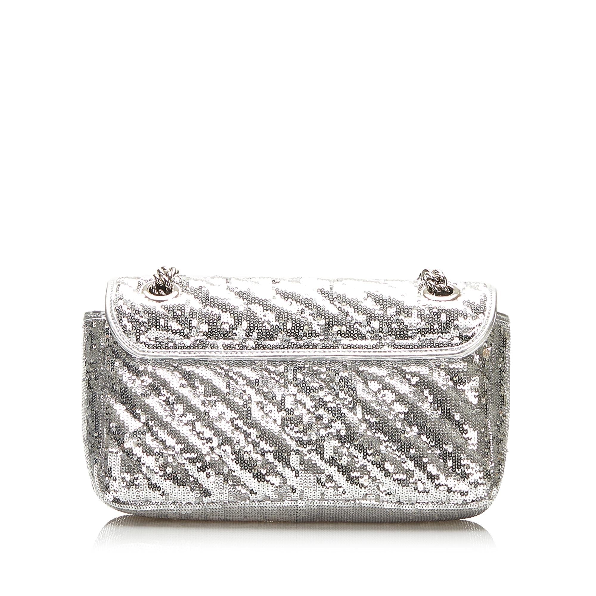 Gucci Sequin GG Marmont Small Matelasse (SHG-36500)