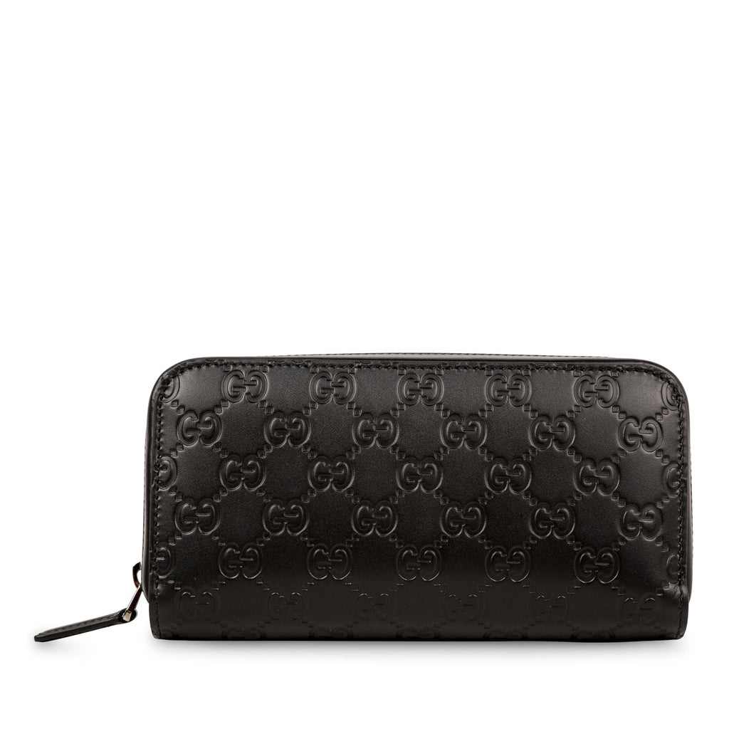 Gucci Signature GG Zip around large wallet