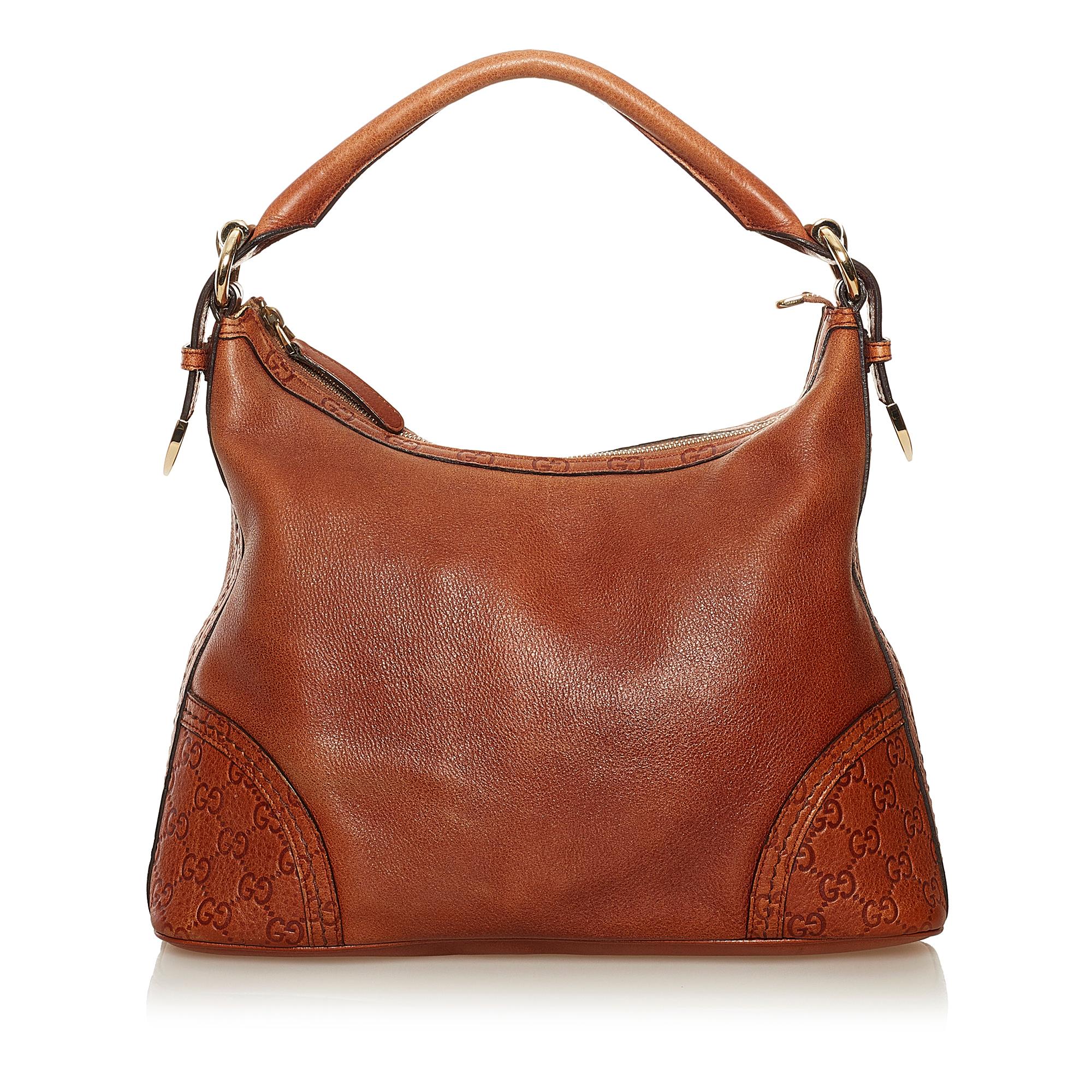 Gucci Signoria Leather Shoulder Bag (SHG-34549)