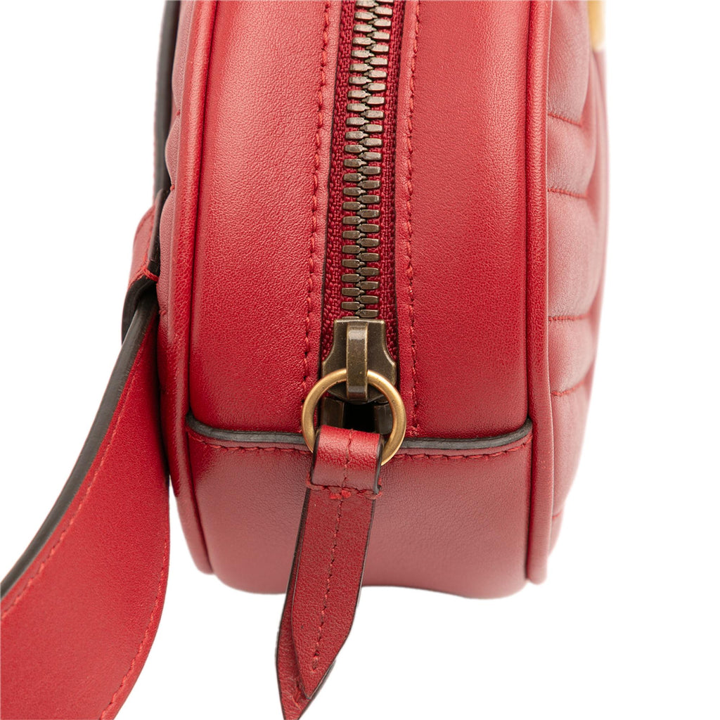 Gucci Small GG Marmont Matelasse Leather Belt Bag